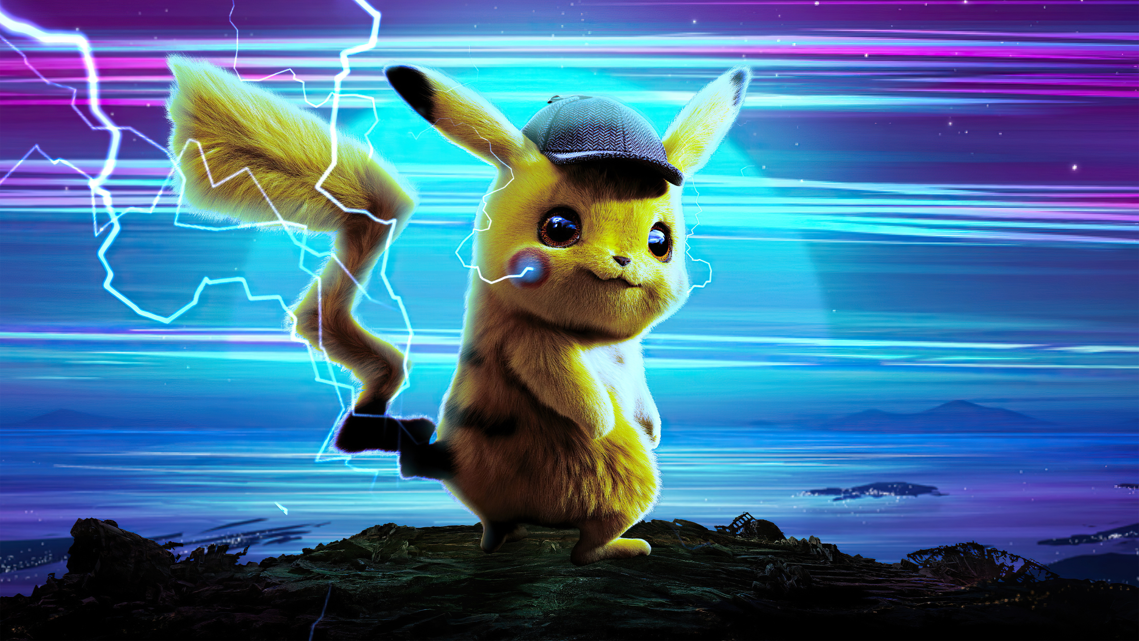 Detective Pikachu Poster 4k Wallpaper, HD Movies Wallpaper, 4k Wallpaper Image, Background, Photos and Picture