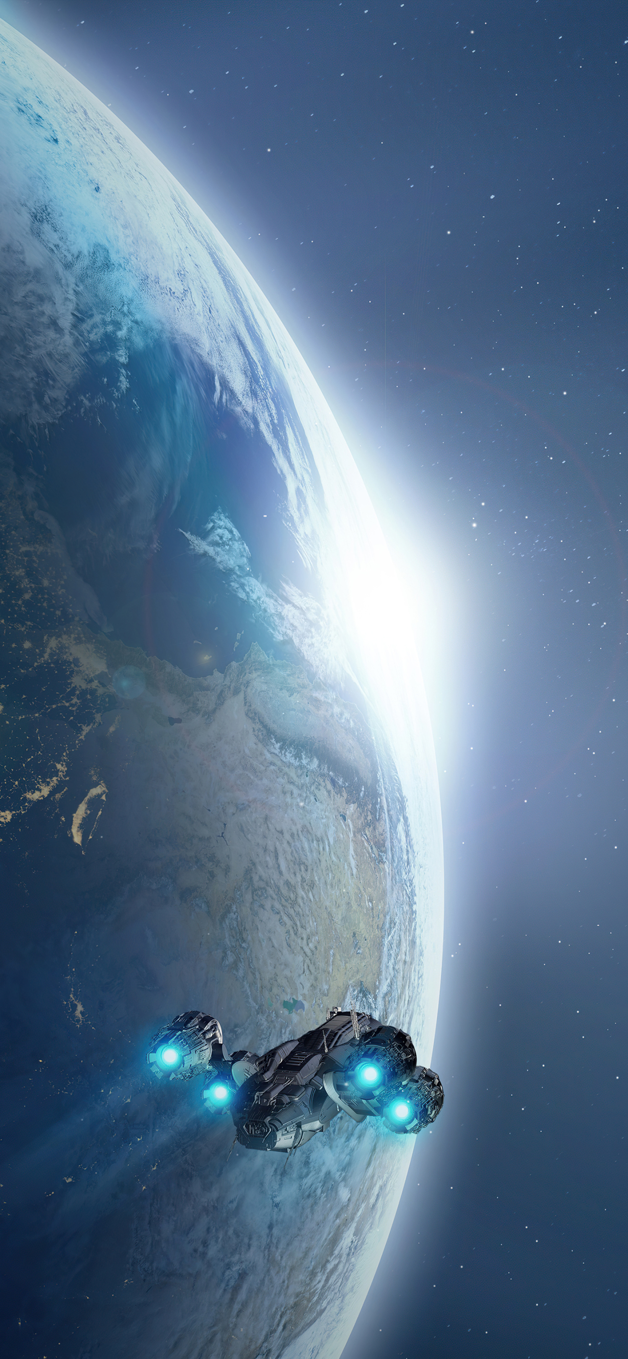 Spaceship Phone Wallpaper