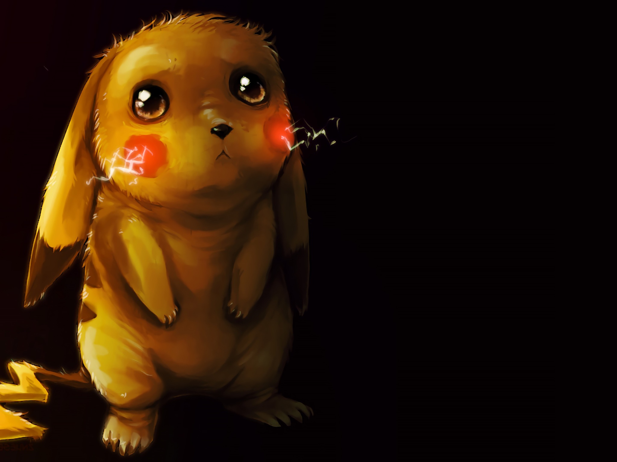 Pokemon Pikachu Digital Art 4k Wallpaper 4K