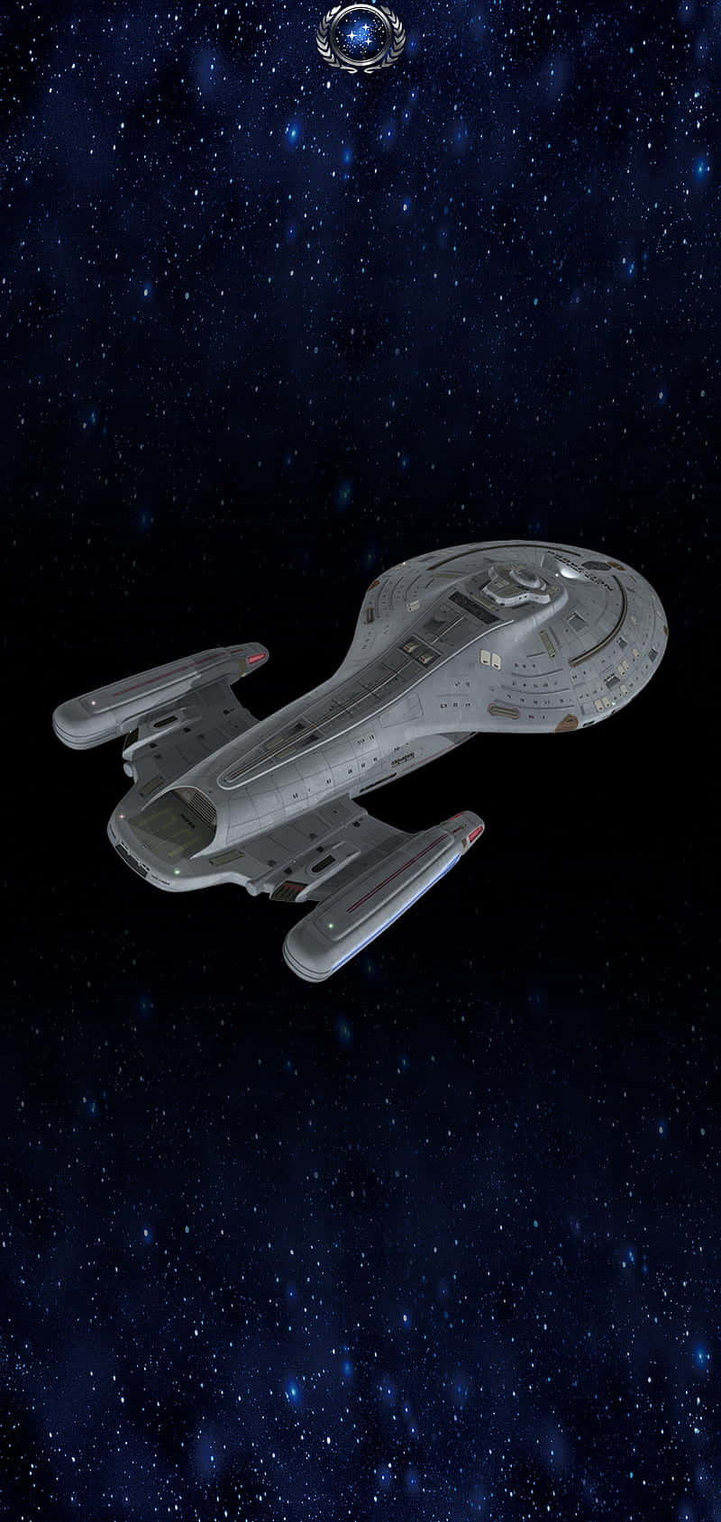 Download Star Trek Phone Gray Spaceship Wallpaper