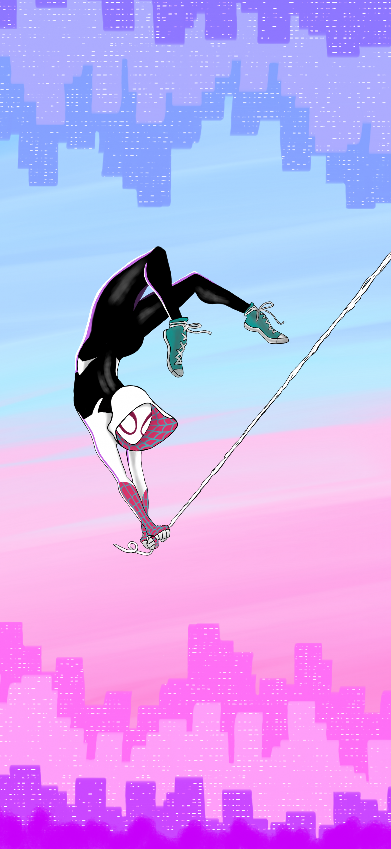 Spider Gwen Wallpaper 4K, 8K, Cartoon, Marvel Superheroes