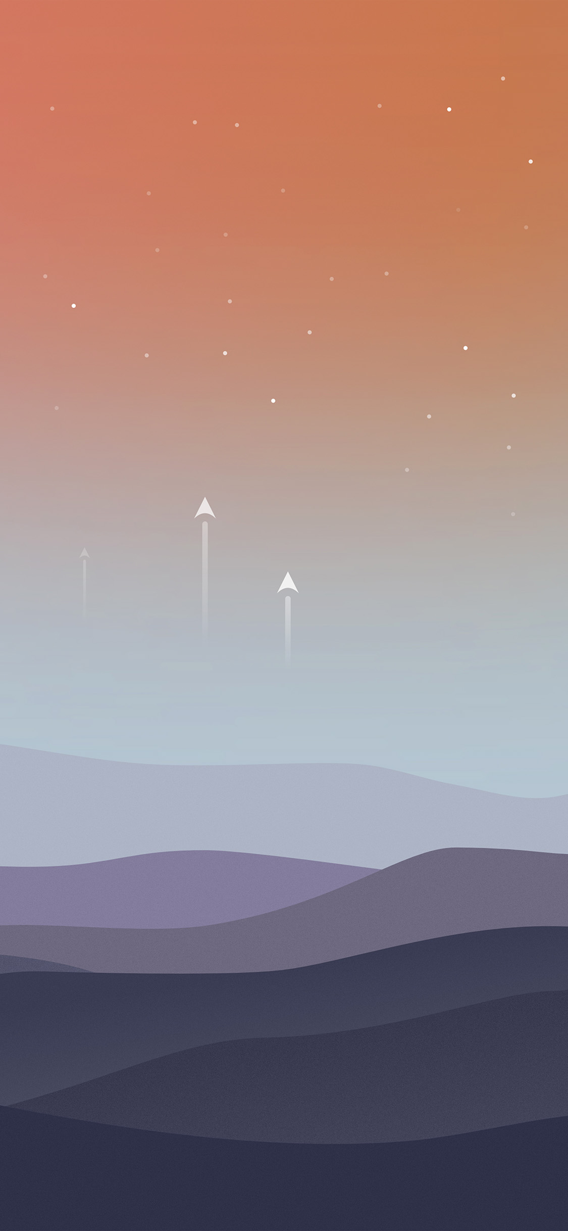 Minimal Space Art Illustration