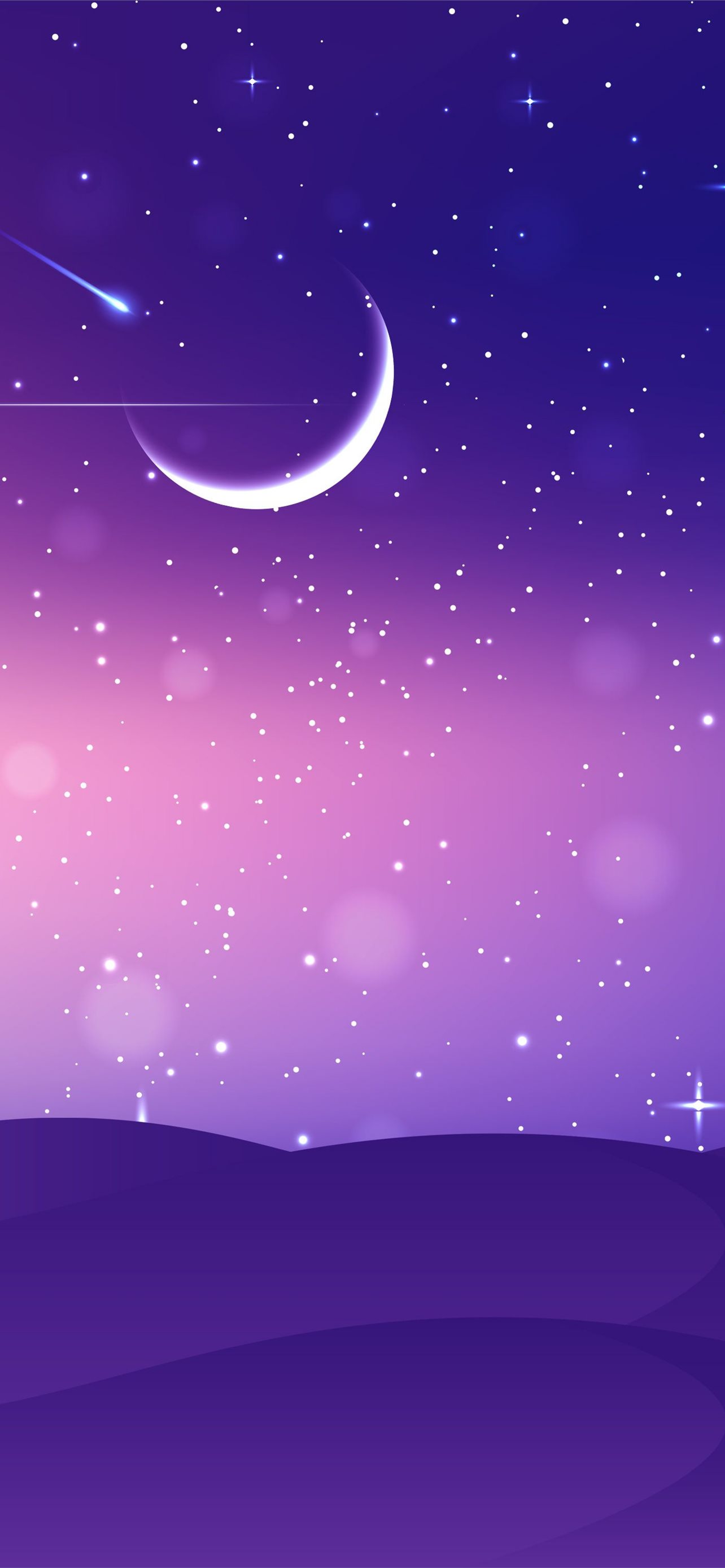 Best Crescent moon iPhone HD Wallpaper