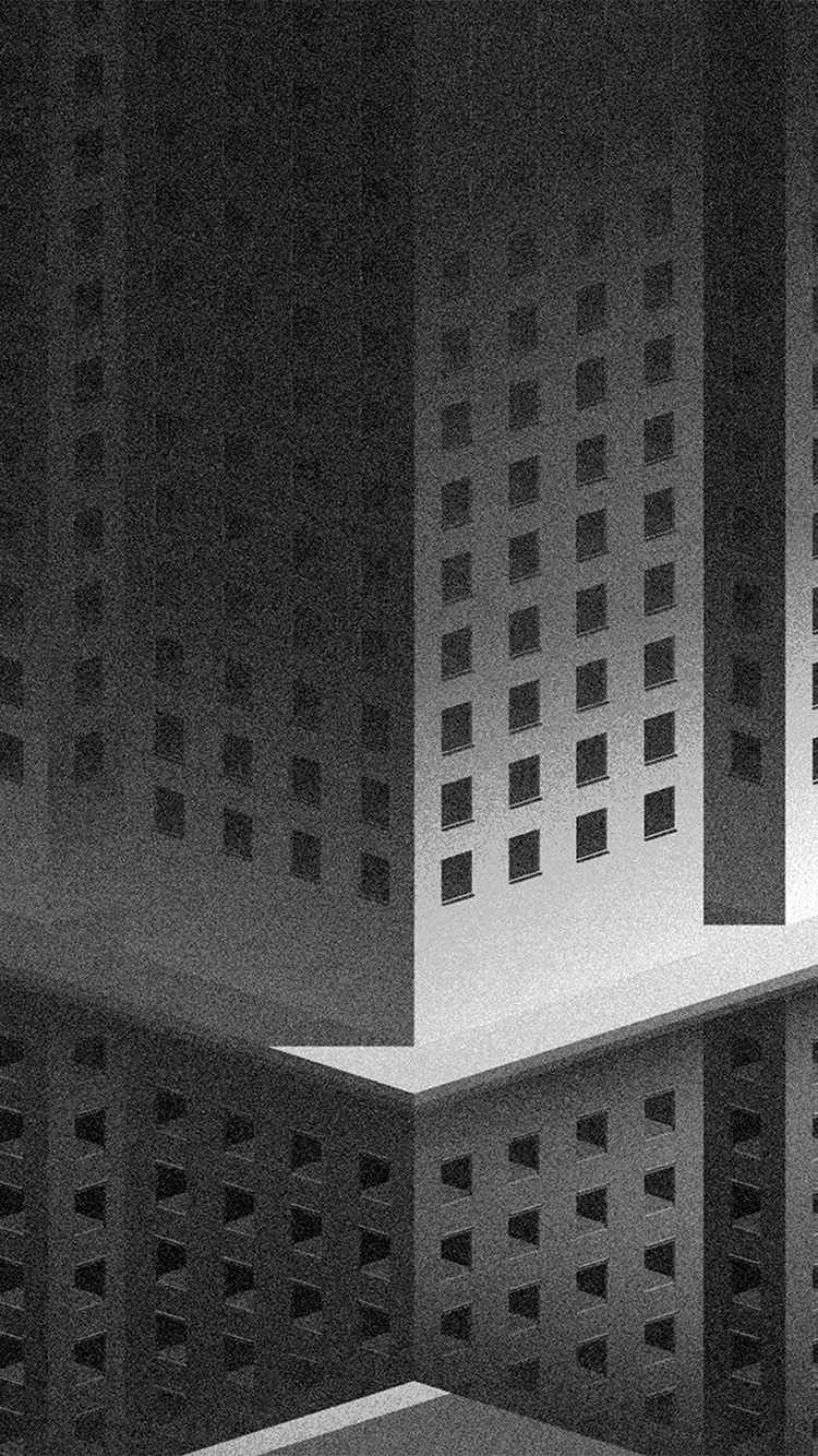 iPhone 6 wallpaper. building digital minimal pattern background bw dark