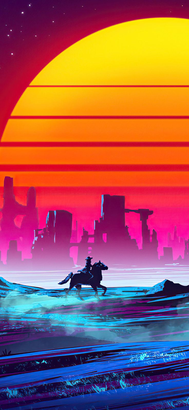 Retro Cowboy. Inspirational phone wallpaper, Wallpaper iphone love, Inspirational wallpaper