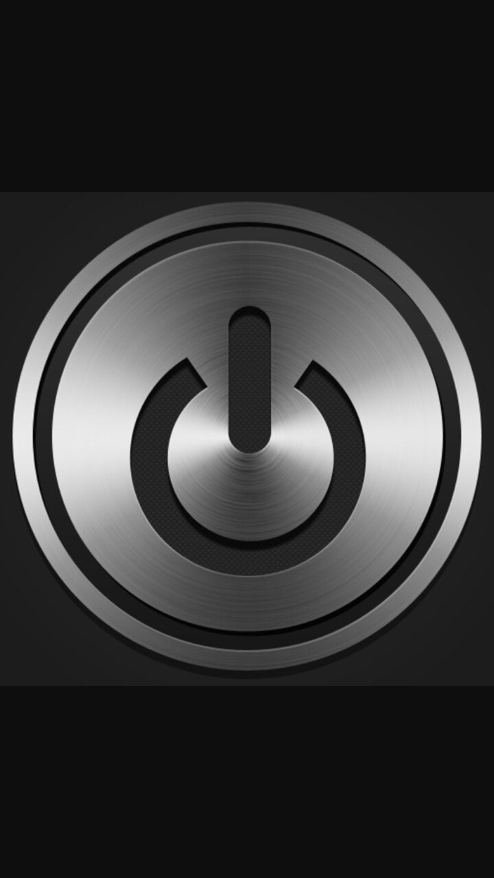 Big metal power button unlock screen iPhone wallpaper. Unlock screen, Background phone wallpaper, Edm