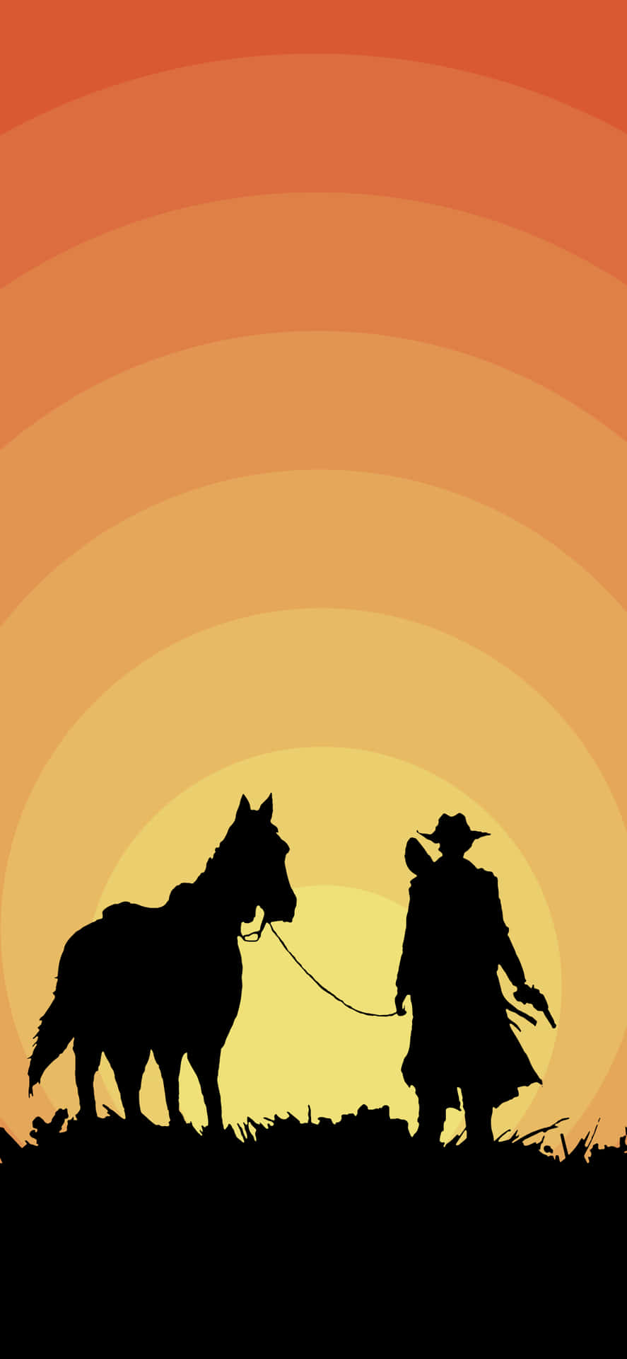 Download Western Cowboy iPhone Wallpaper