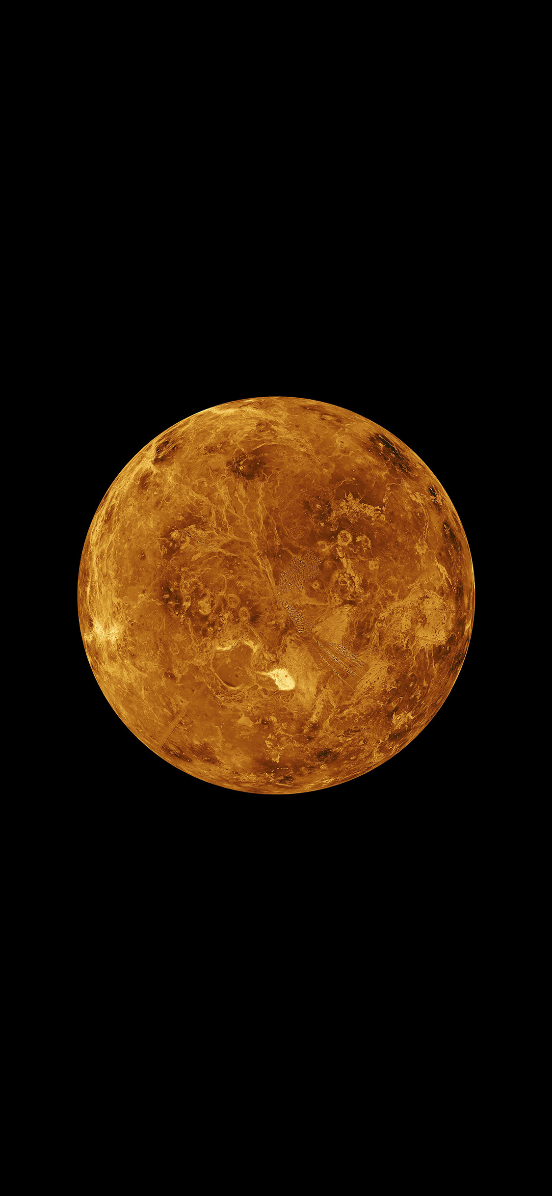 iPhone X wallpaper. planet fire space illustration art