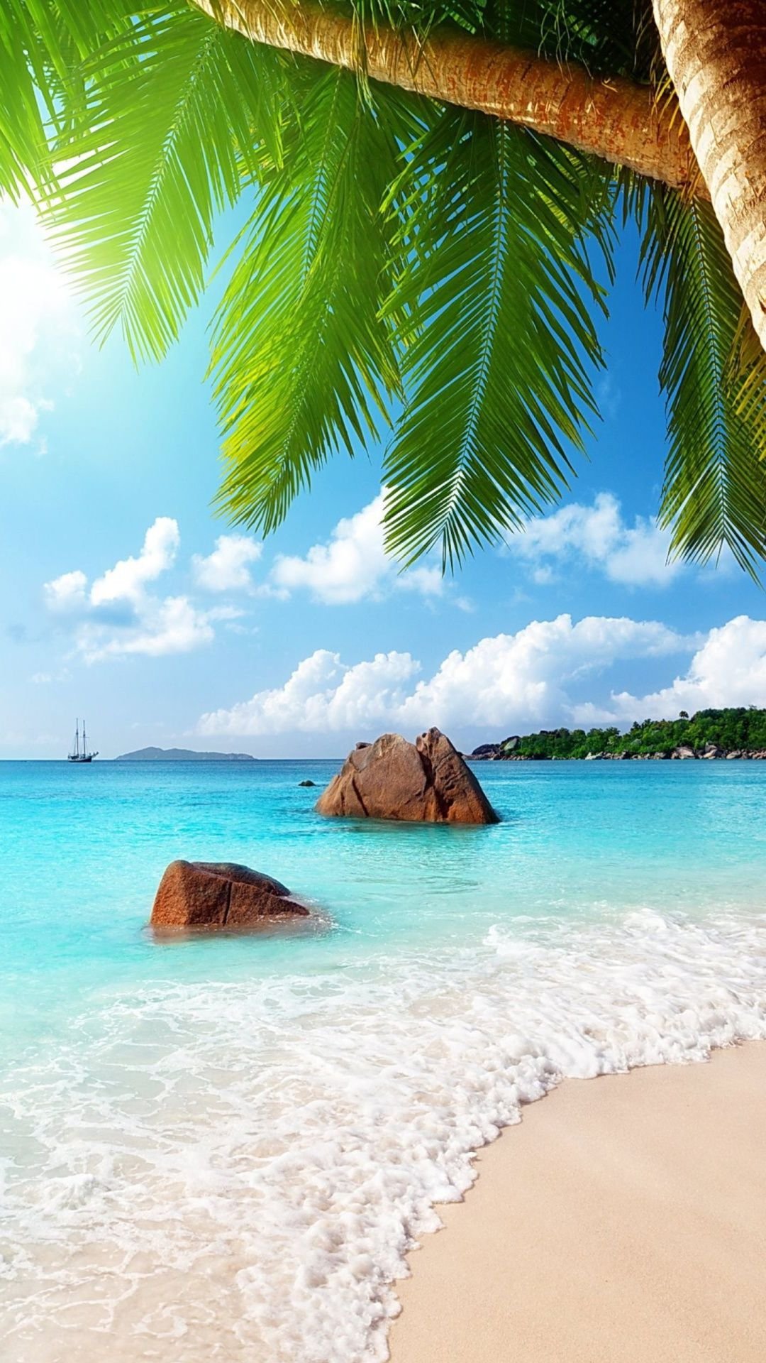 Tropical paradise island Wallpaper Download