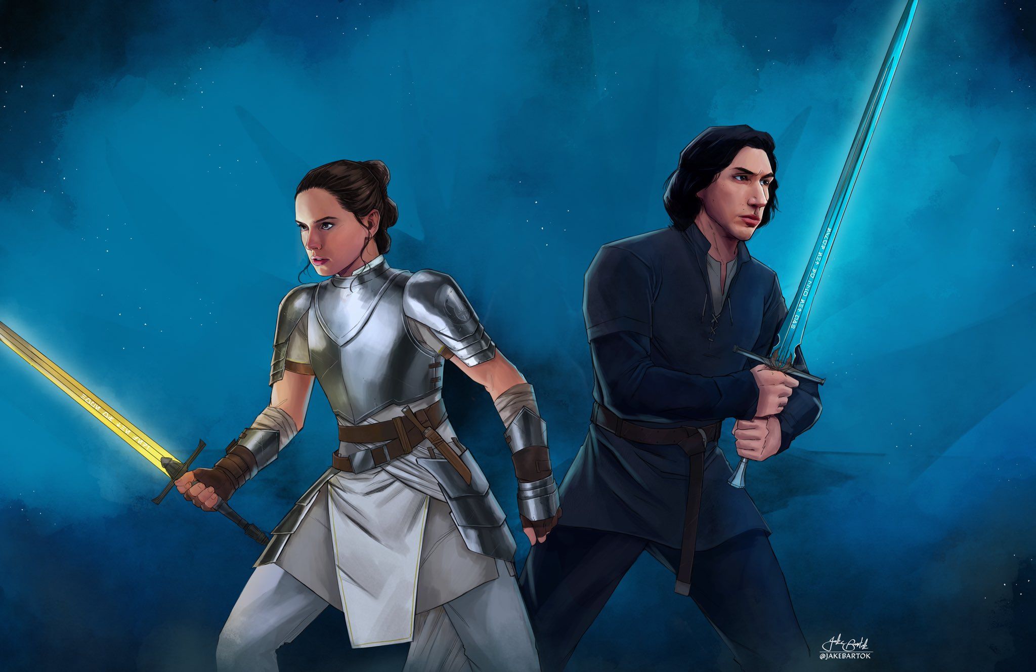 Rey & Ben Solo