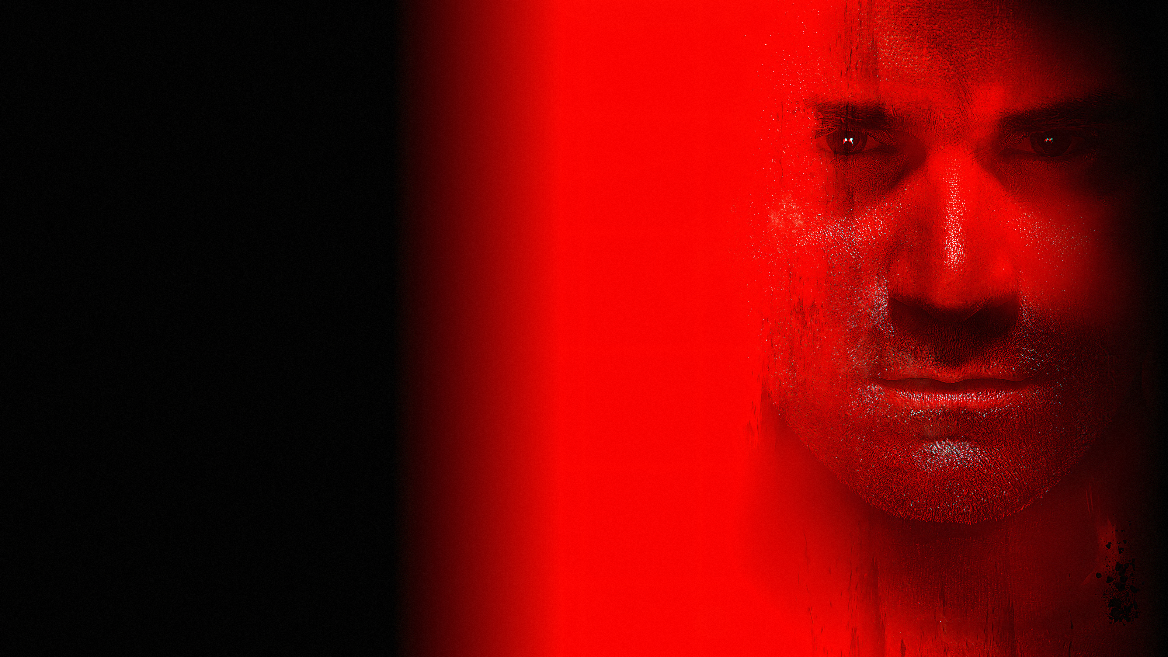 Vladimir Makarov, face, looking at viewer, Call of Duty: Modern Warfare III, Sledgehammer Games, 4K, Activision, video games, men, simple background, two tone, Cheater Warfare, Call of Duty, Call of Duty: Modern