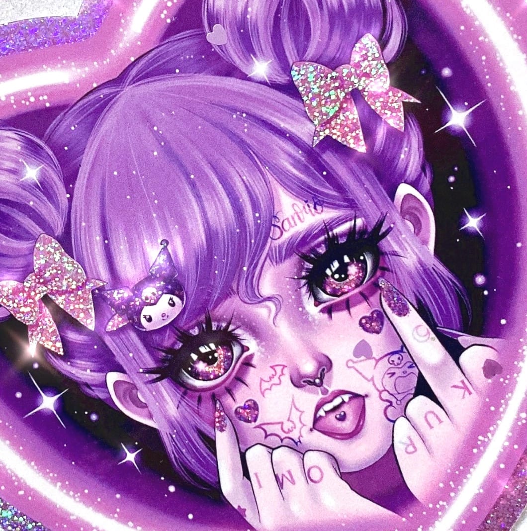PURPLE VISION ♡ Vinyl Sticker