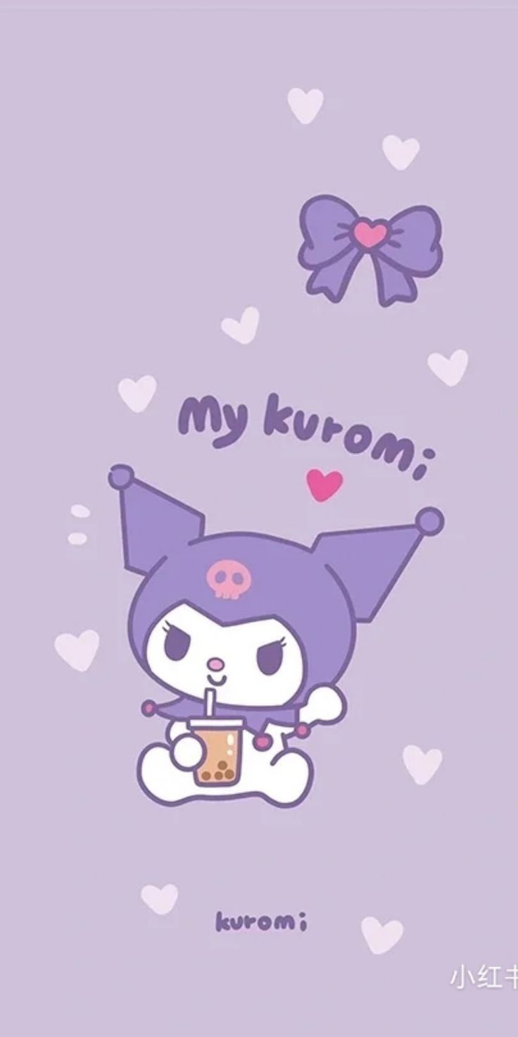 KUROMI THEME. Pink wallpaper hello kitty, Hello kitty iphone wallpaper, Hello kitty