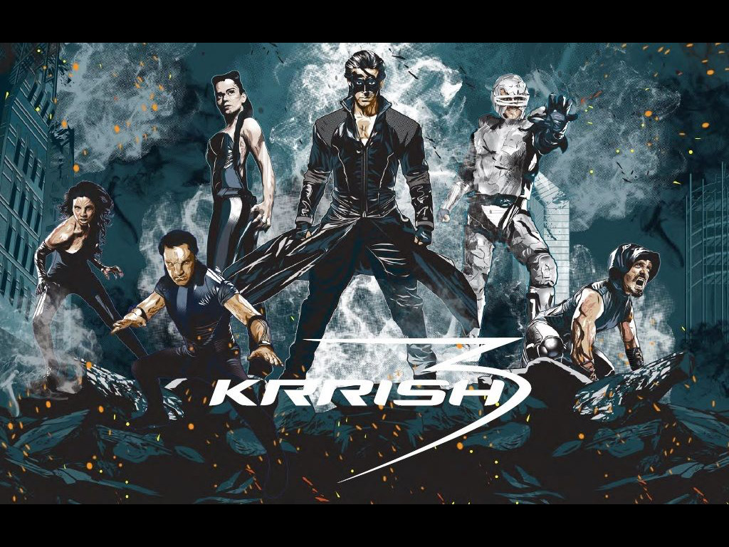 Krrish 3 HQ Movie Wallpaper. Krrish 3 HD Movie Wallpaper