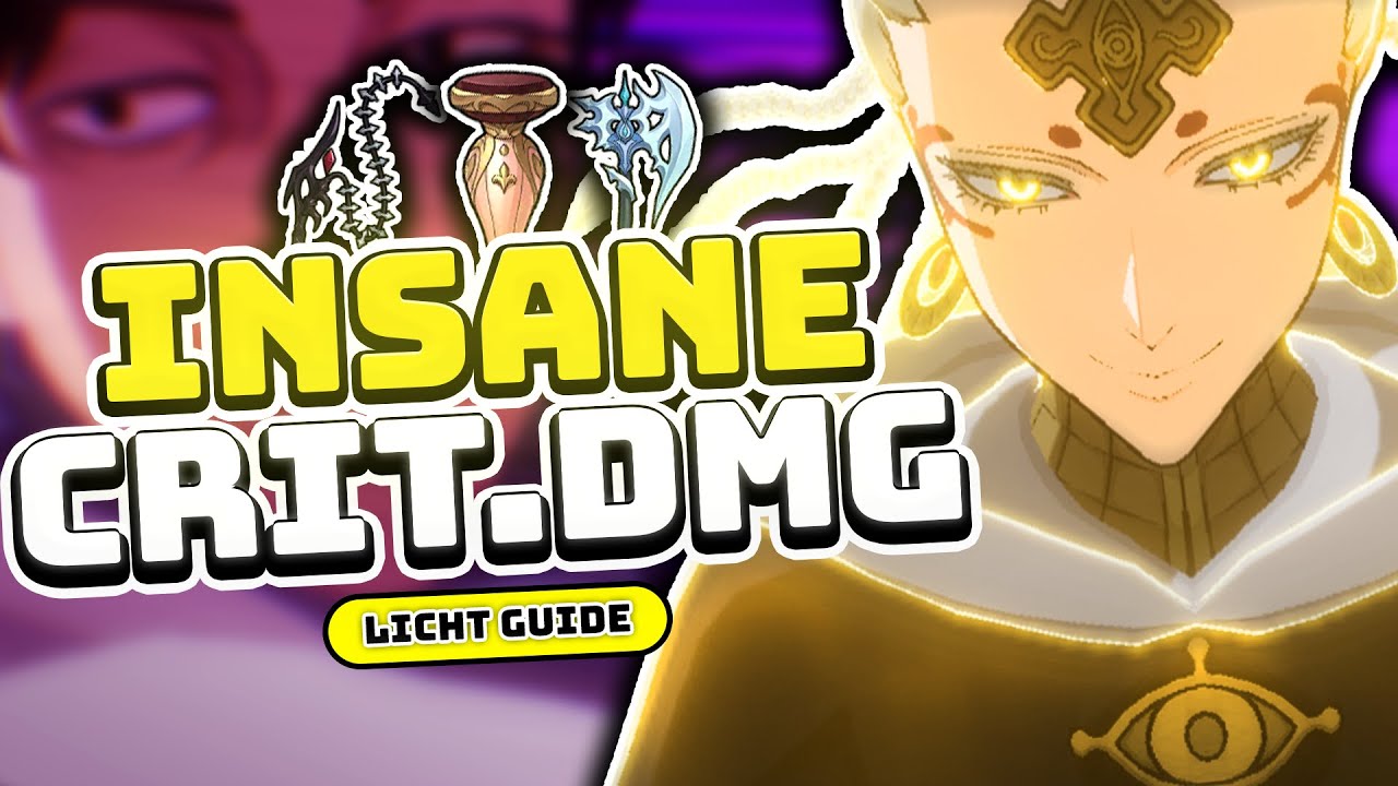 Use THIS Licht Build To Make Him A Crit God! (Black Clover Mobile)