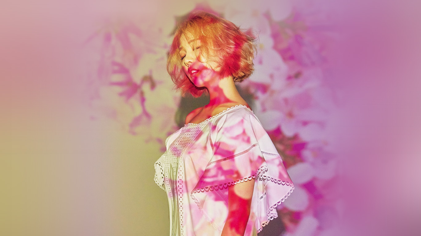 wallpaper for desktop, laptop. pink girl kpop spring