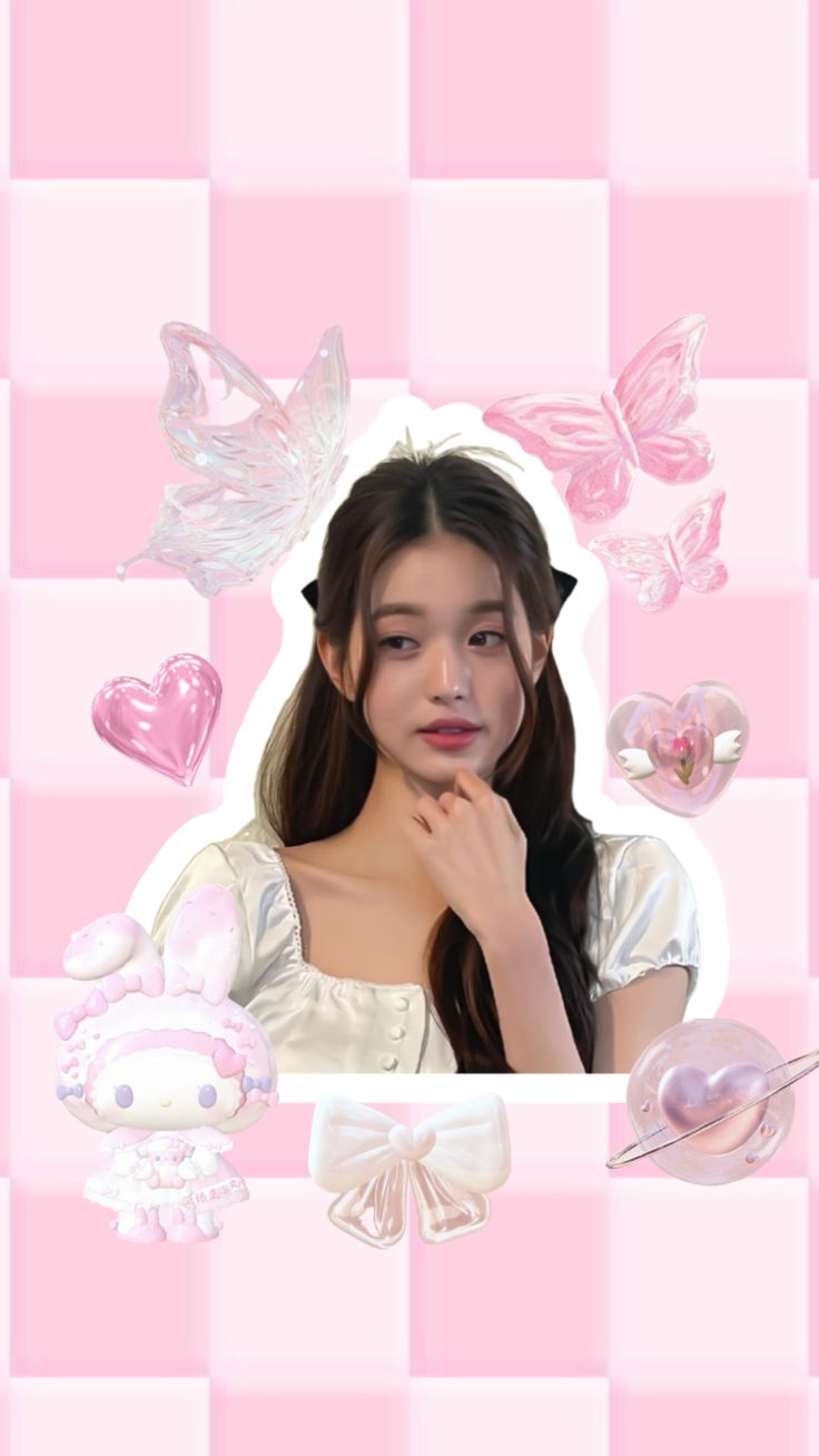 ive#wonyoung#pretty. Pretty wallpaper, Pink lock screen wallpaper, Cute wallpaper