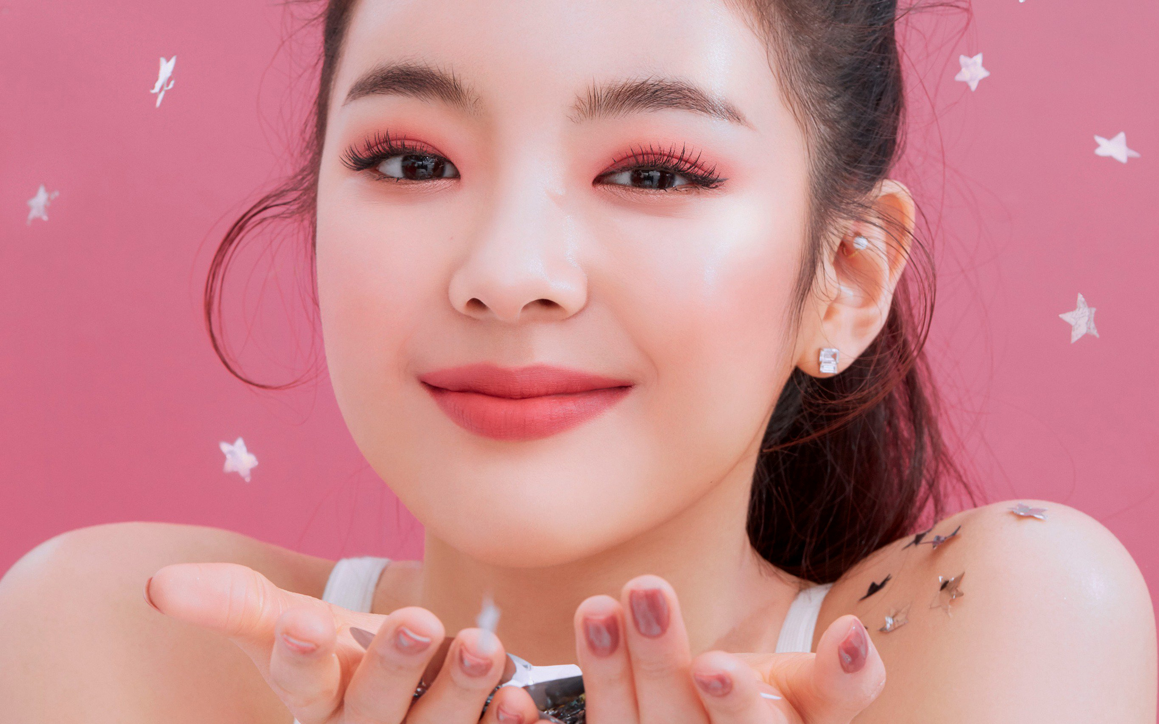 wallpaper for desktop, laptop. pink girl kpop