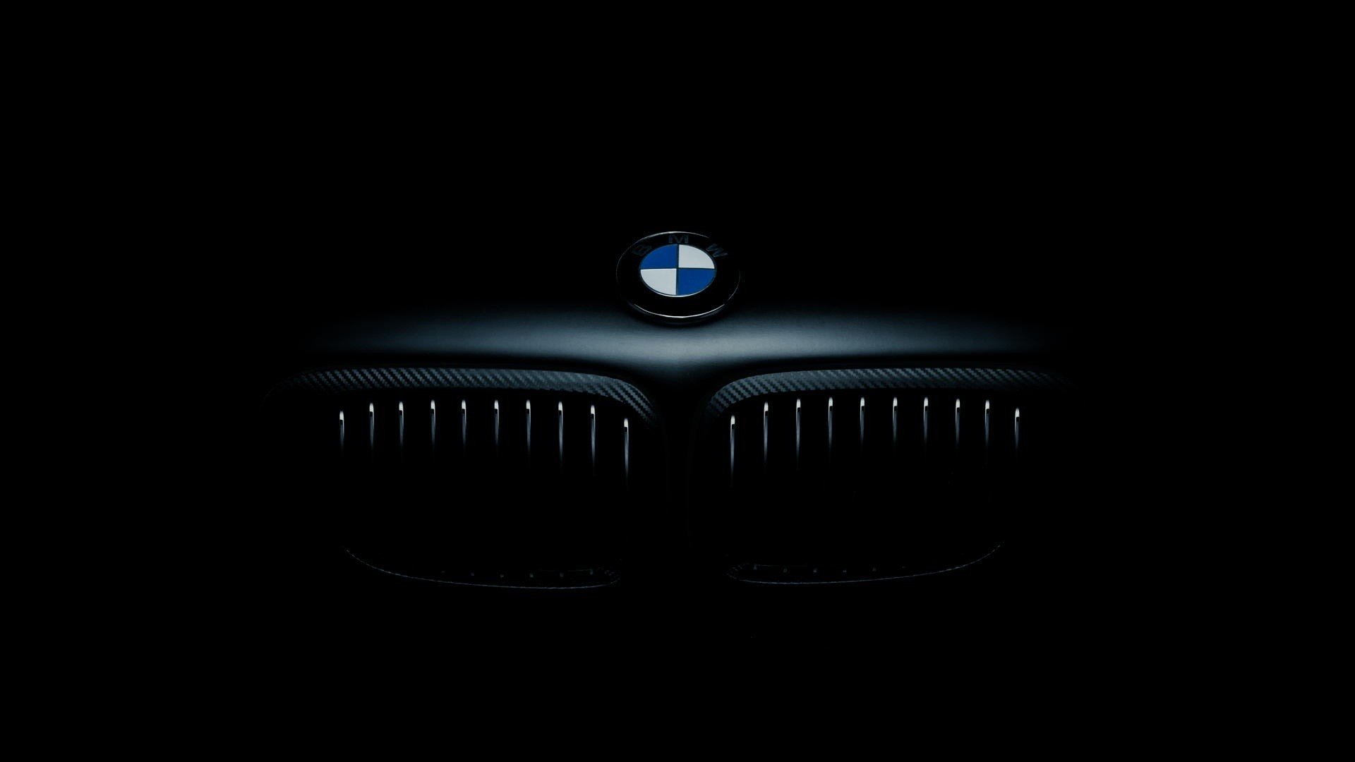 BMW logo car dark wallpaperx1080