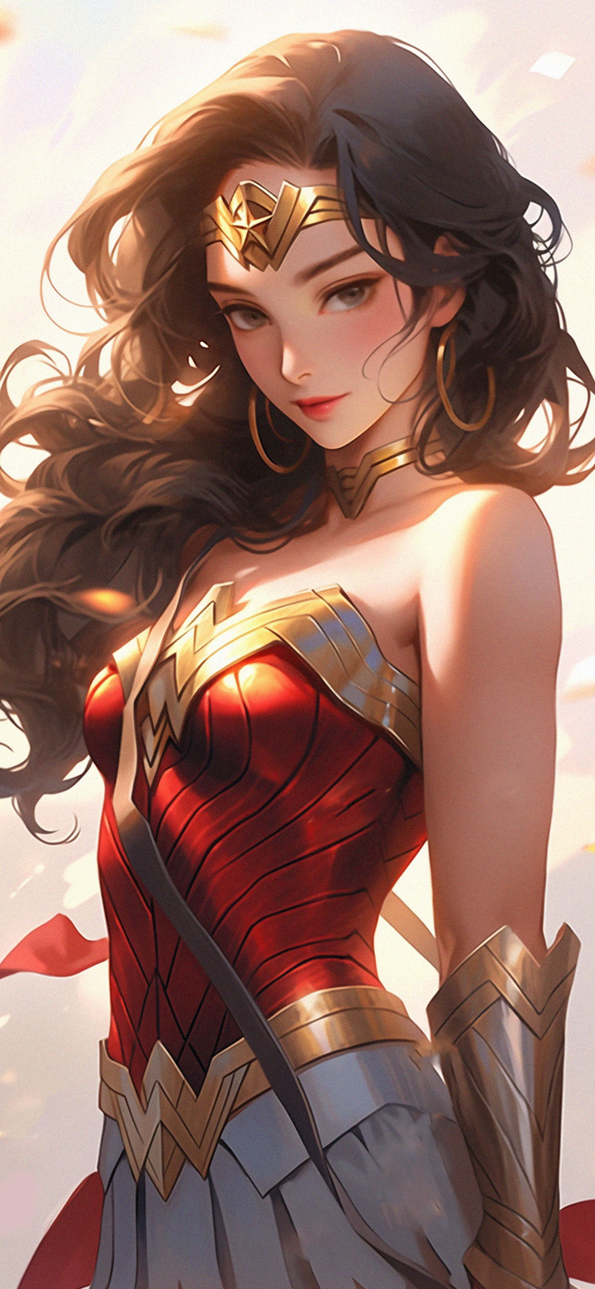 Cute Wonder Women Art Wallpaper