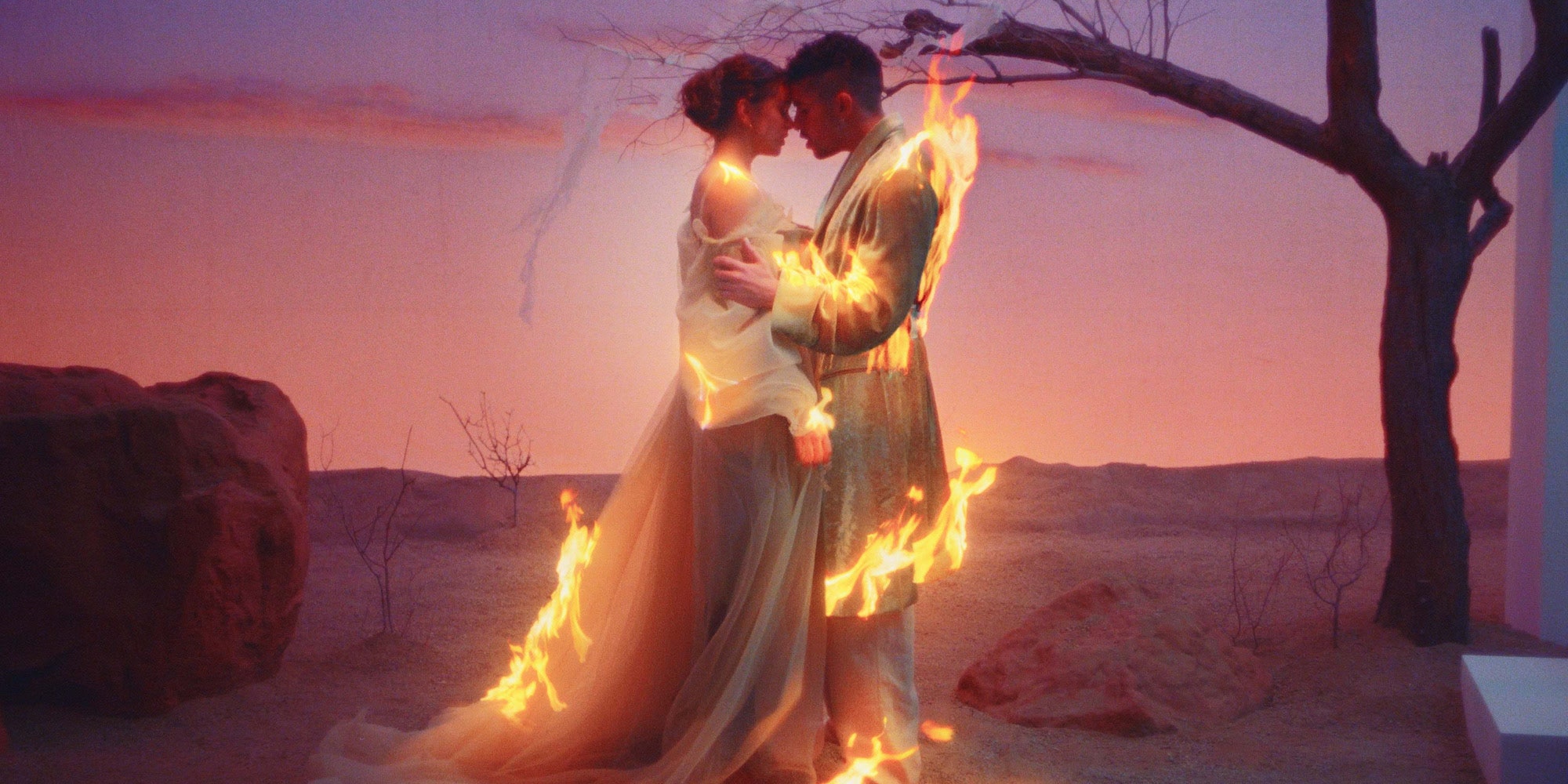 Watch Bad Bunny and Rosalía's Fiery New Video for “La Noche de Anoche”