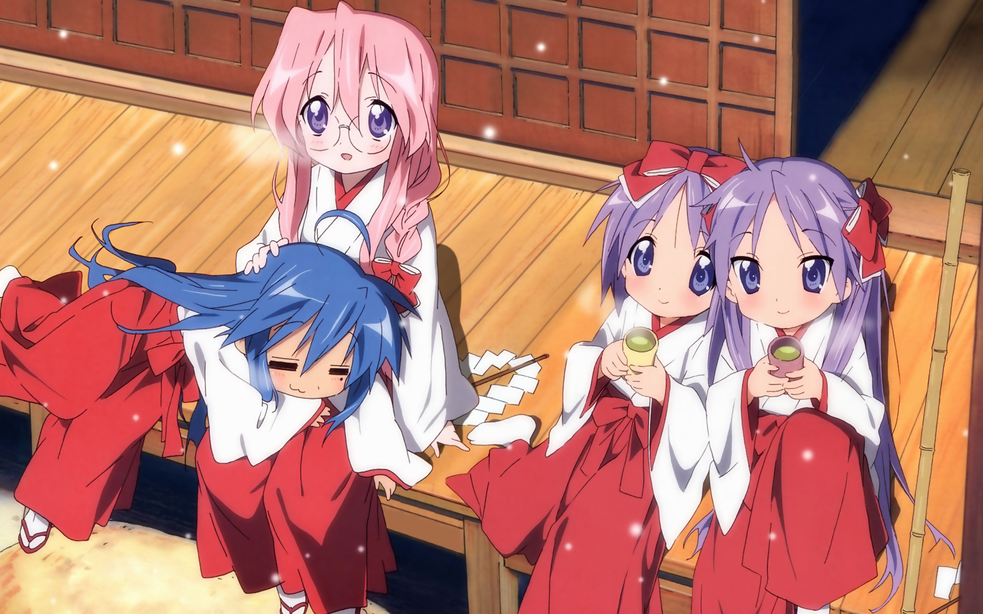 Anime Lucky Star HD Wallpaper