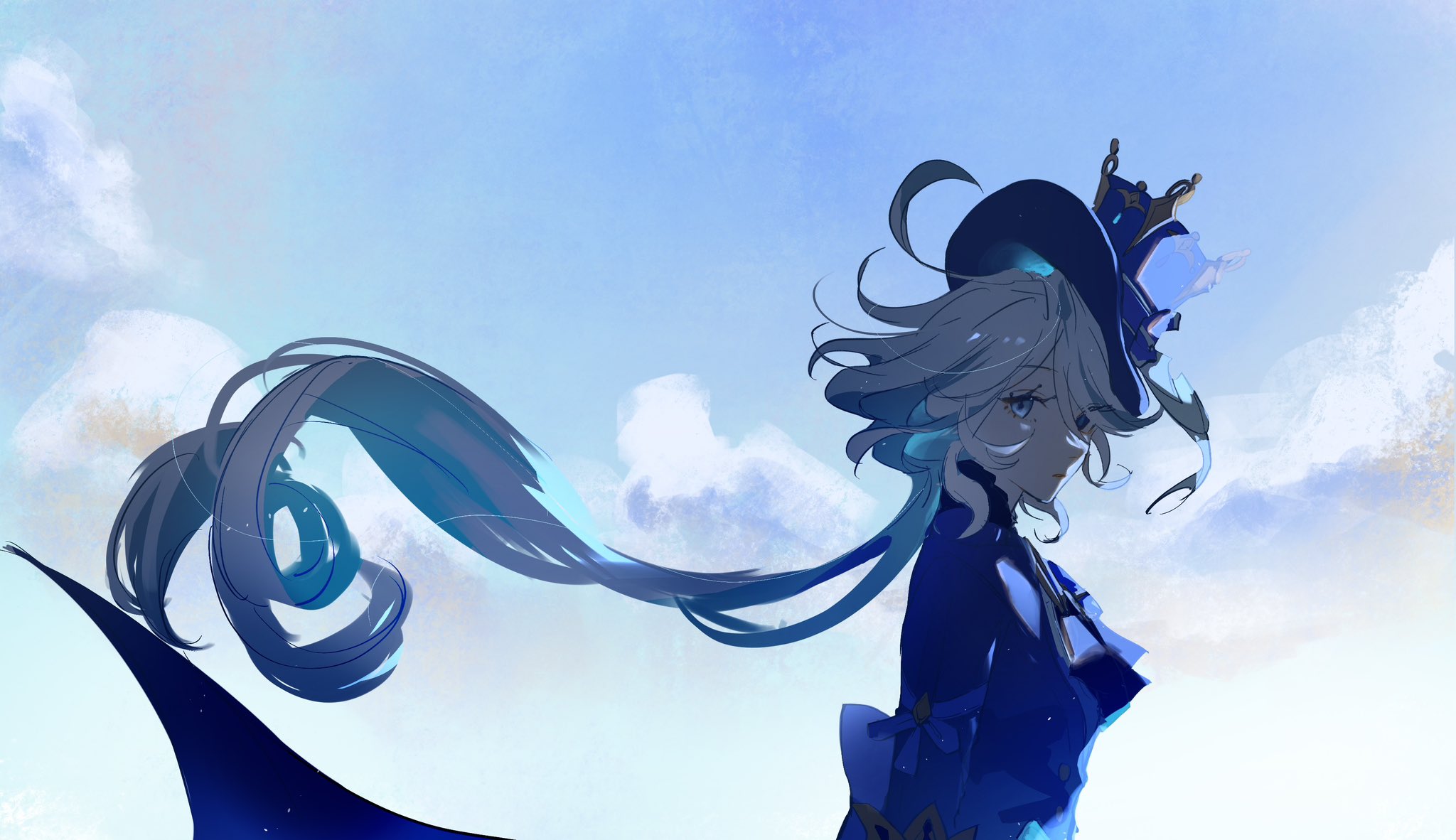 furina (genshin impact) drawn by zuu_(kyuudo9)