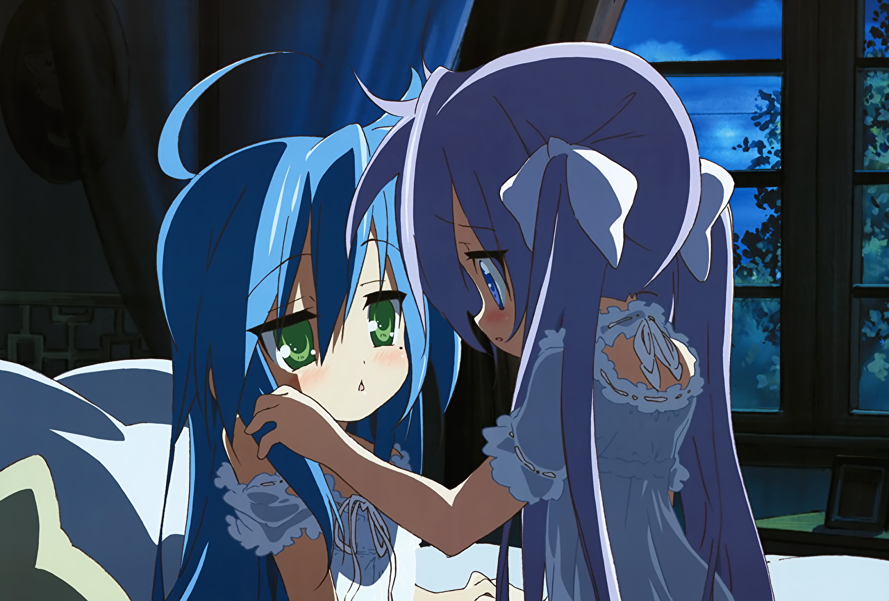 Desktop Wallpaper Lucky Star Anime Girls