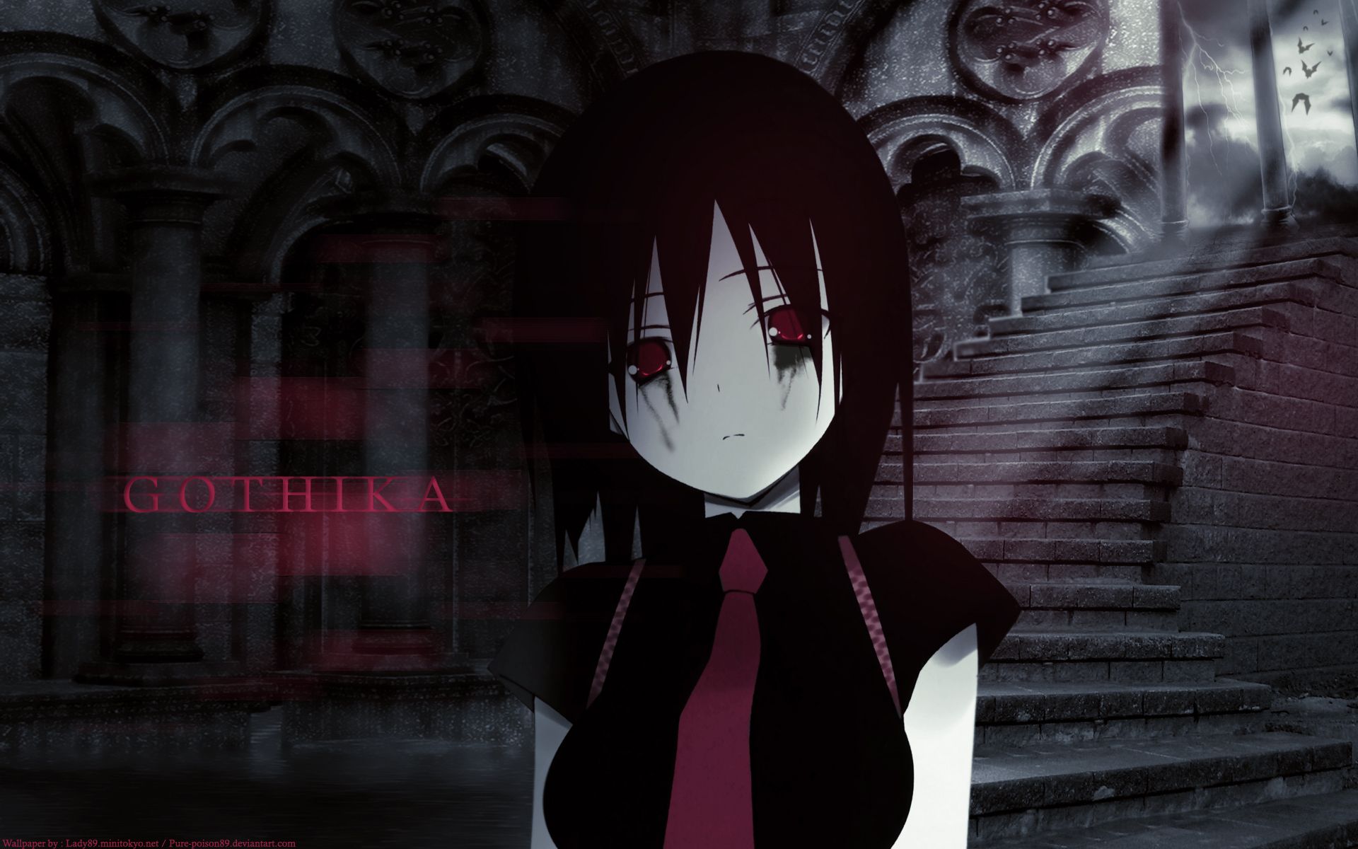 (66%). Gothic anime, Anime wallpaper, Anime art dark