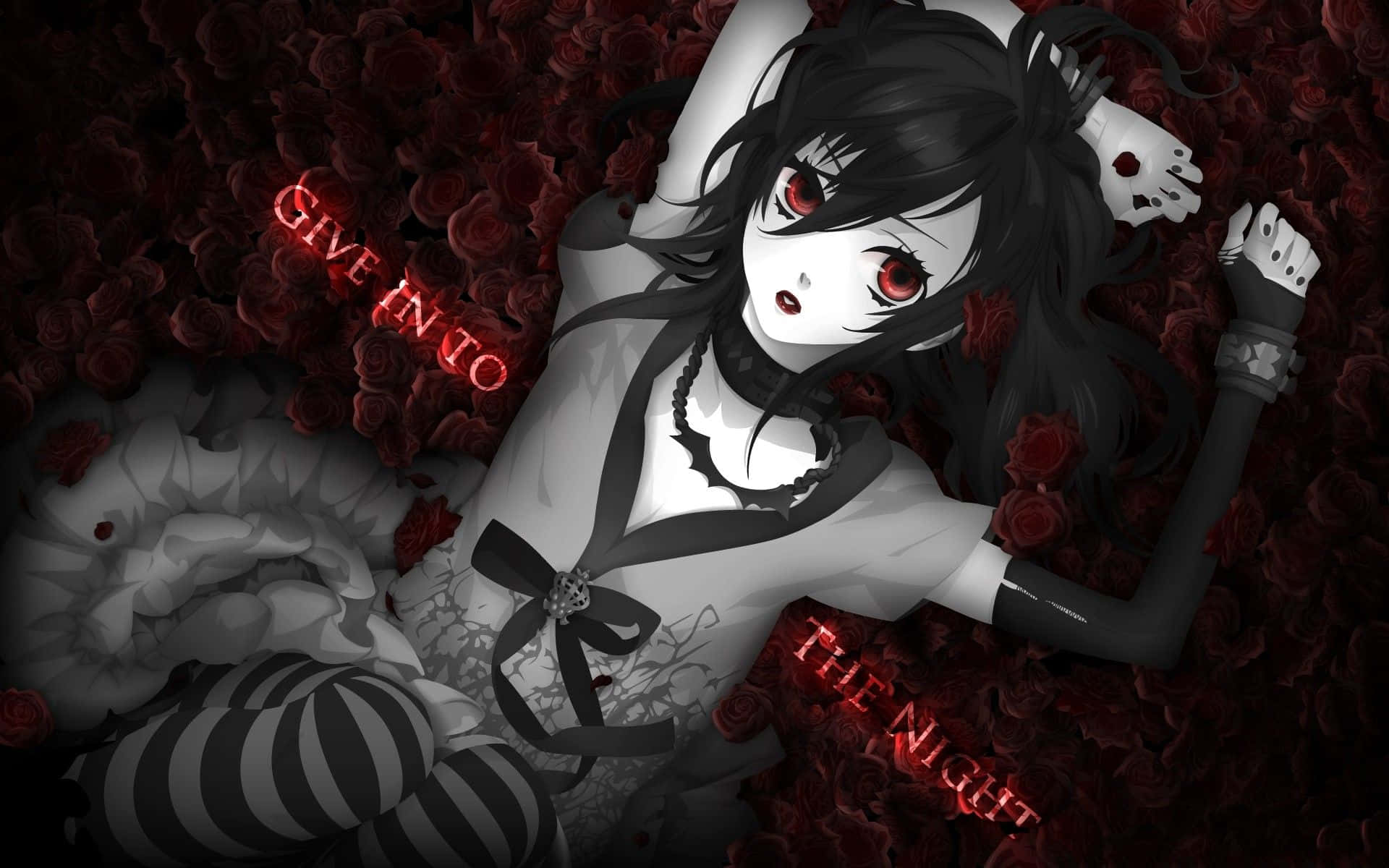 Download, Gothic Anime Dark Dream Awaits Wallpaper