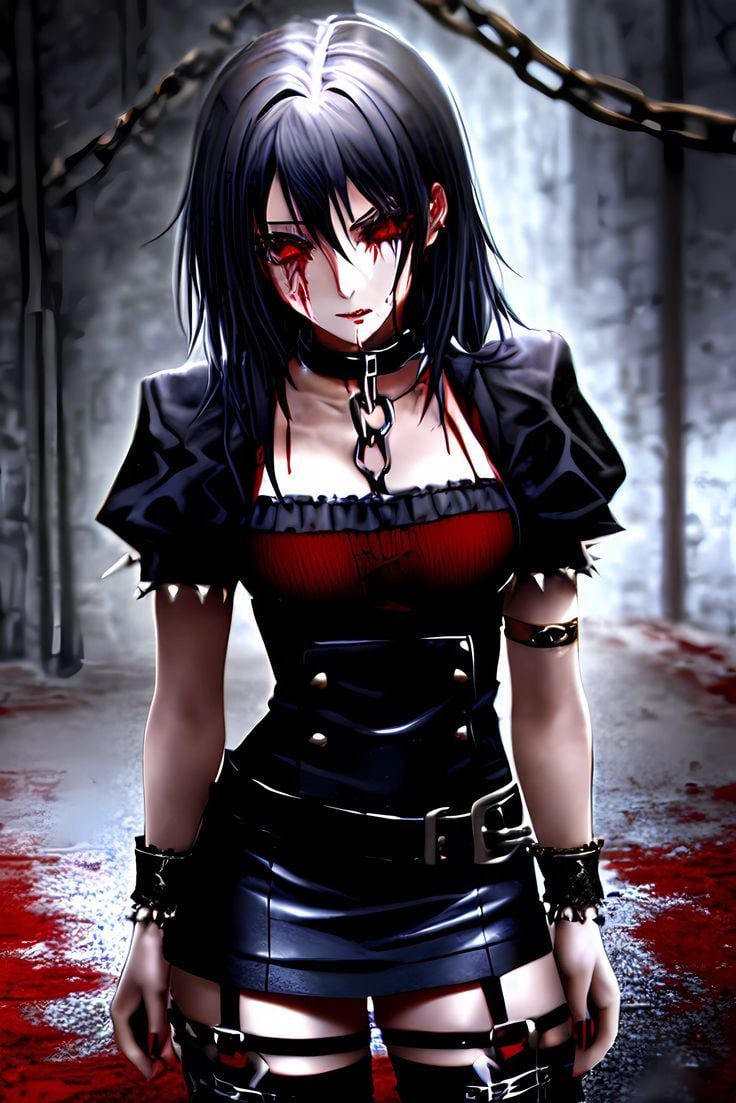 Red Gothic Anime Wallpapers - Wallpaper Cave