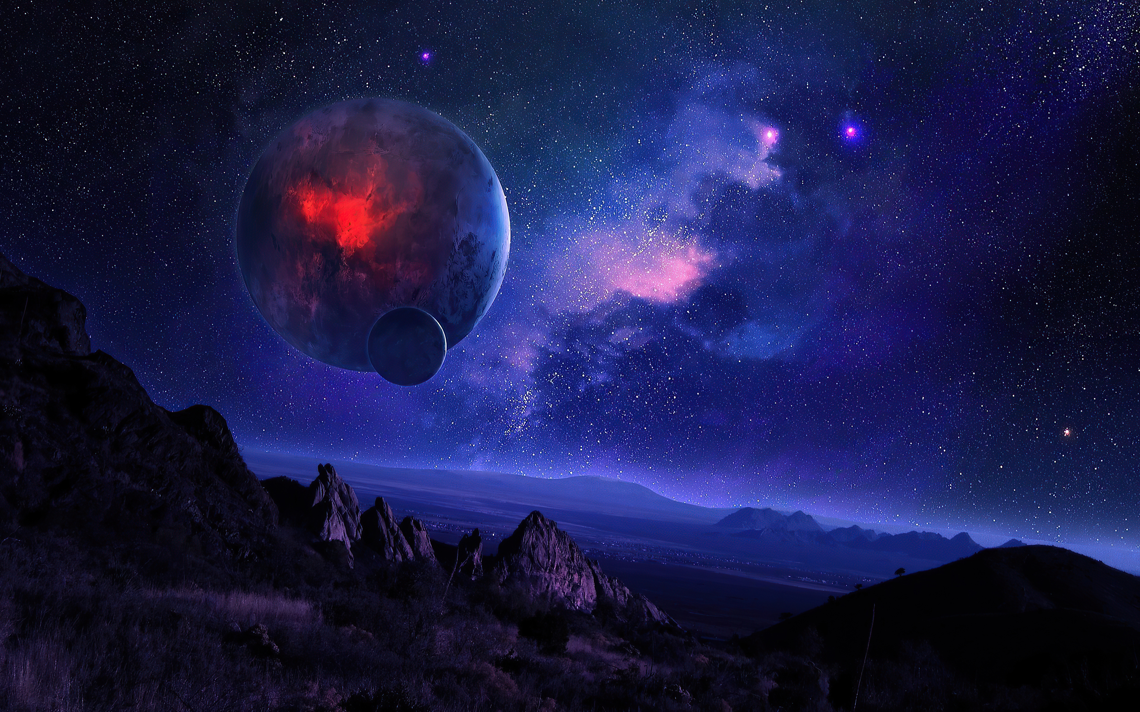 Space Art Planet 4k Wallpaper, HD Digital Universe Wallpaper, 4k Wallpaper Image, Background, Photos and Picture
