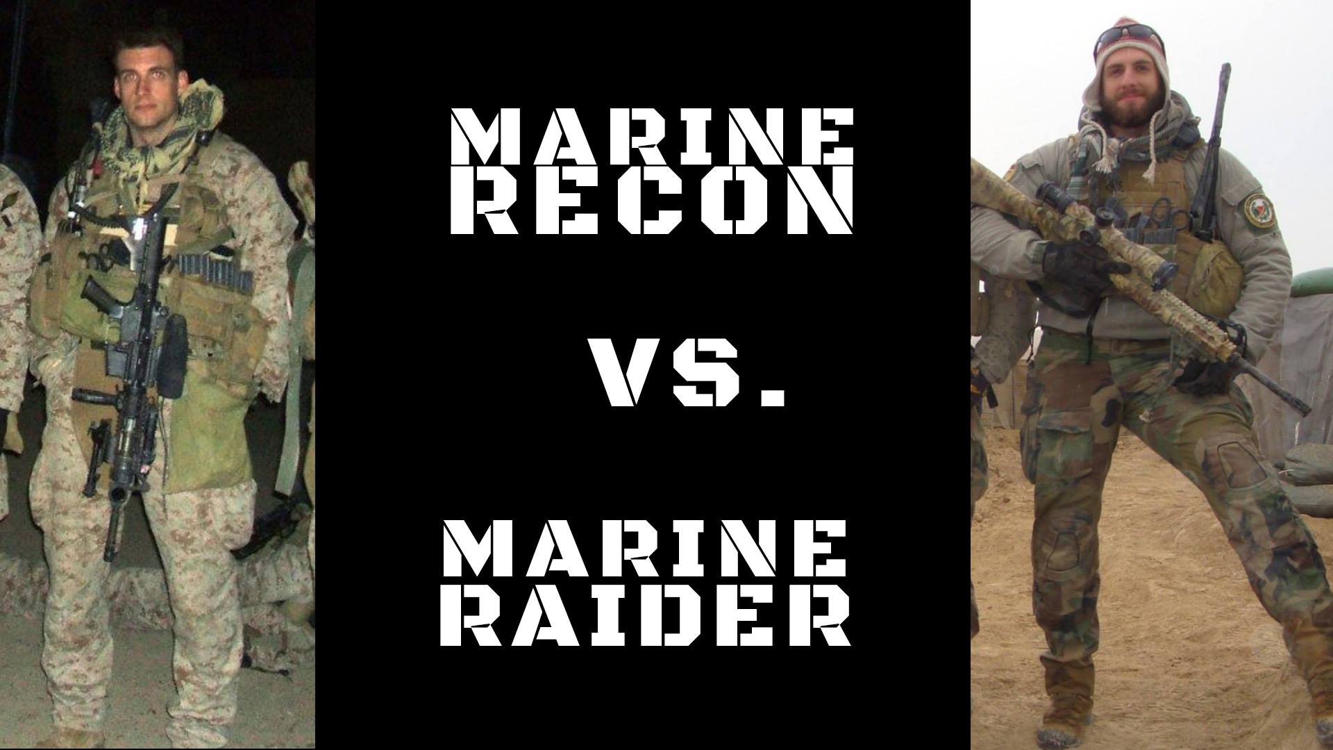 Watch: The difference between Marine Recon and Marine Raiders