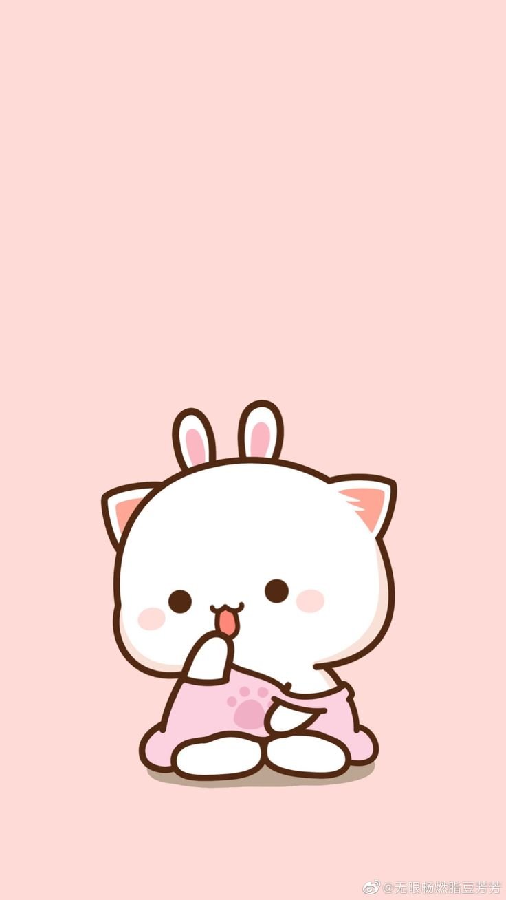 Cute Mochi Cats Wallpaper Download
