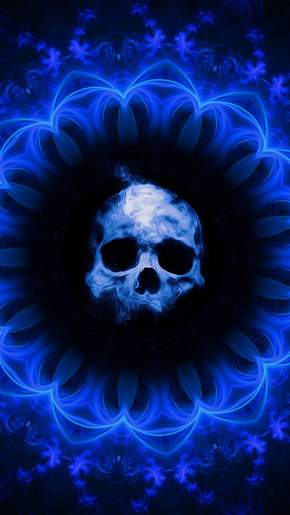 Download wallpaper 938x1668 skull