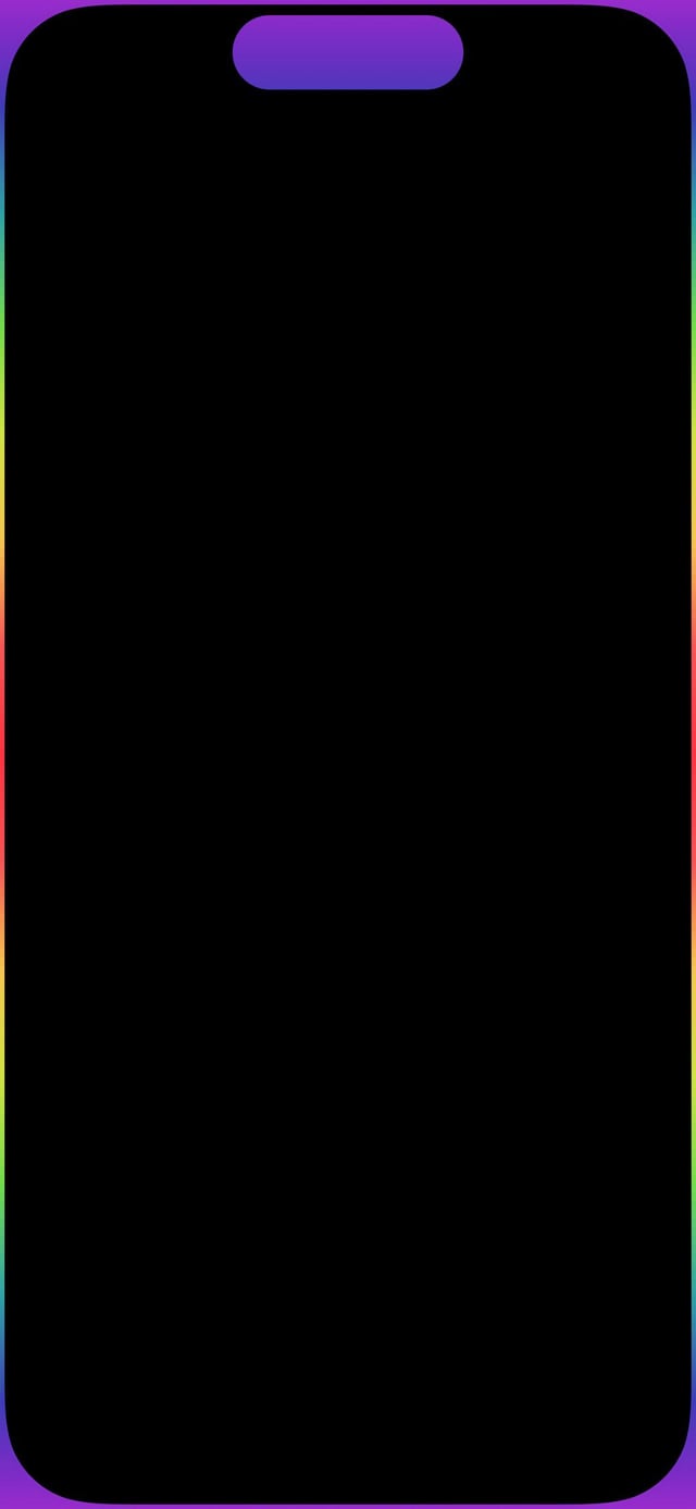 Made border wallpaper for the iPhone 14