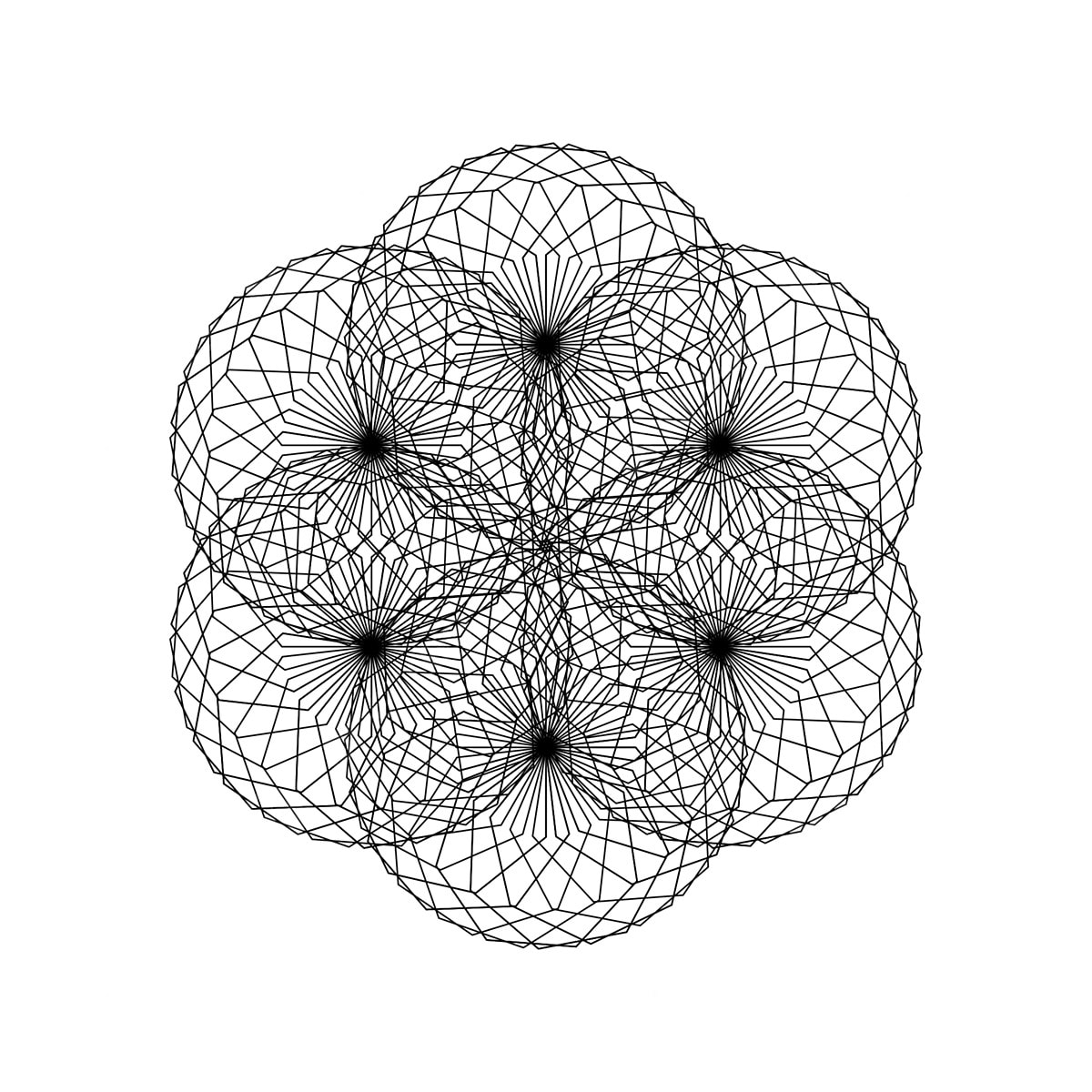 Sacred Geometry Vector Design Image, Mandala Sacred Ancient Geometry Vector Illustration In Black And White Mystical Circle Abstract, Flower, Mystery, Geometry PNG Image For Free Download