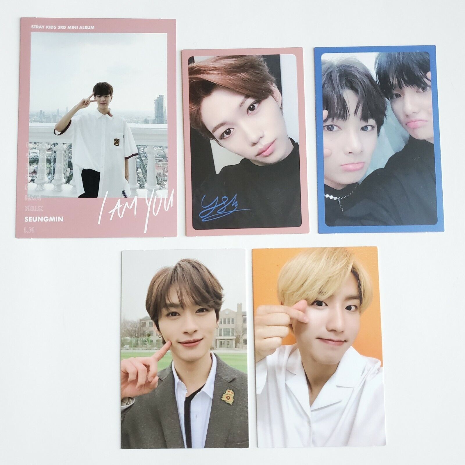 STRAY KIDS GO LIVE 生 I AM YOU PHOTOCARDS LEE KNOW HAN SEUNGMIN FELIX HYUNJIN I.N