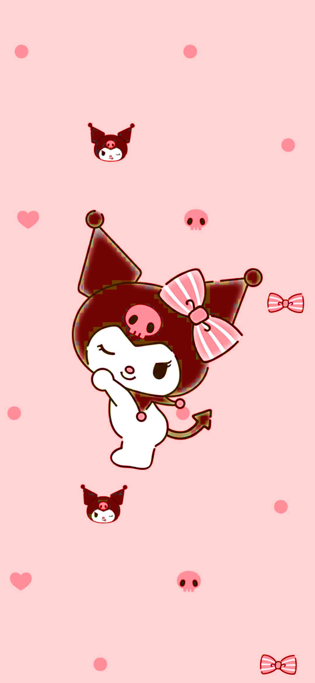 Kuromi Wallpaper Discover more cute, desktop, iphone, my melody, purple wallpaper.. My melody wallpaper, Cartoon wallpaper, Cute wallpaper