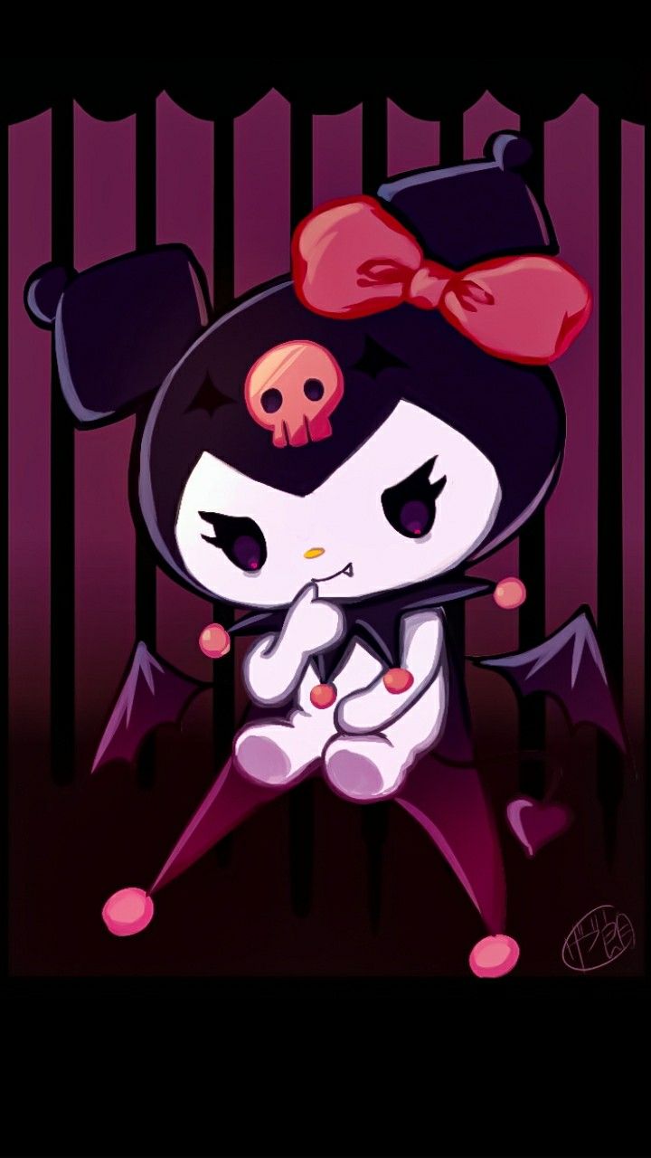 Kuromi BG. Hello kitty iphone wallpaper, Hello kitty picture, Hello kitty wallpaper