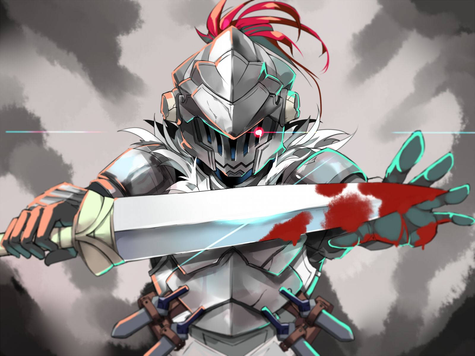 Download free Goblin Slayer Blood Sword Wallpaper
