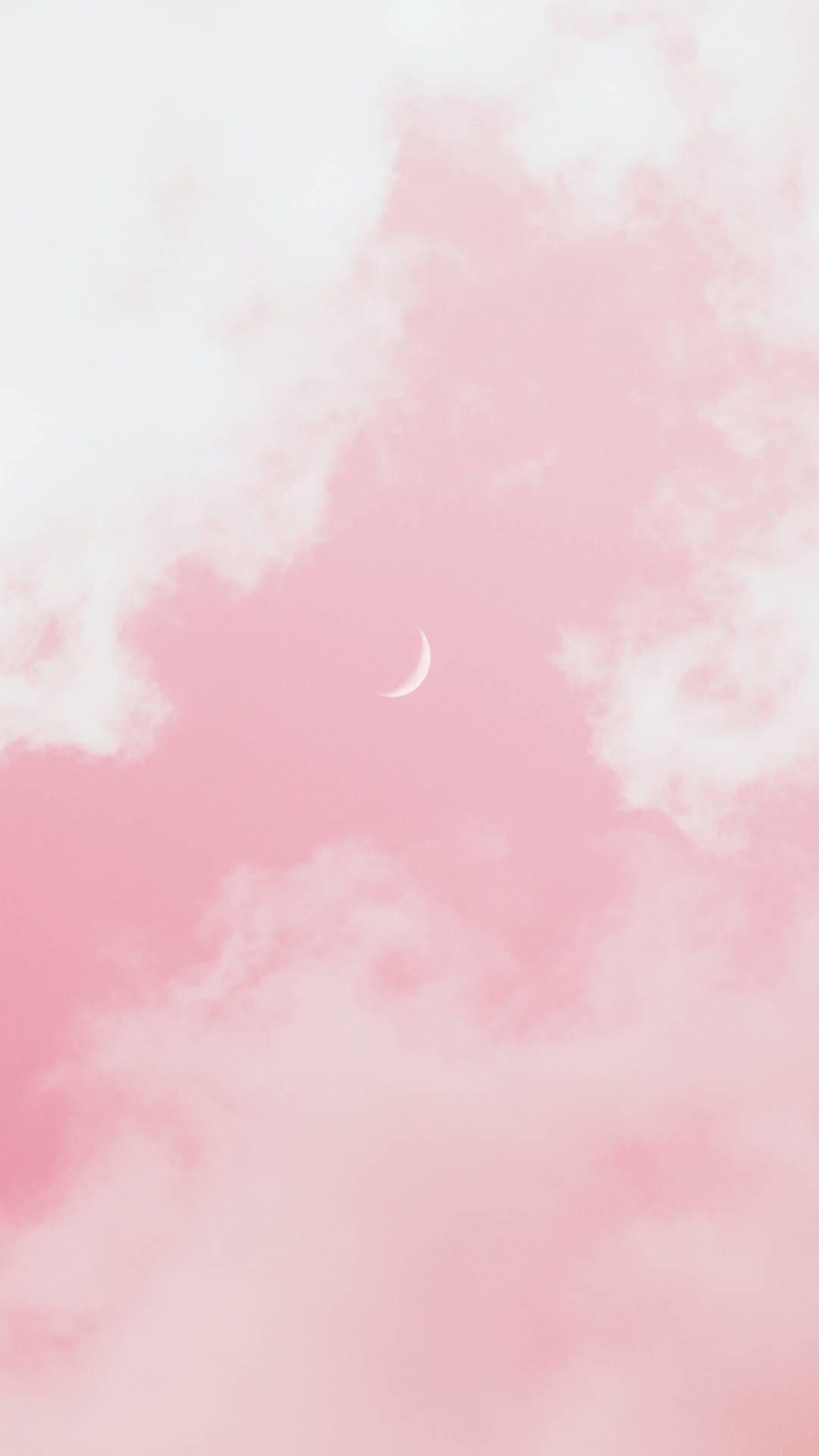 Download Moon Aesthetic Pink Sky Wallpaper