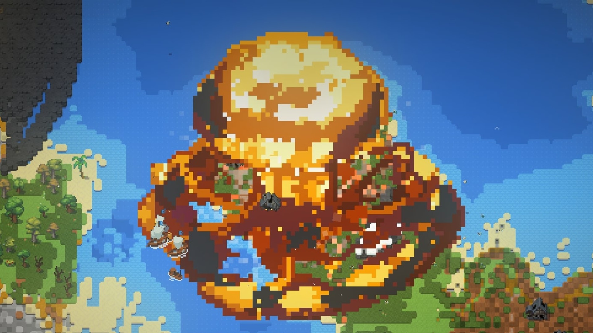 This new god game has an actual Thanos snap button