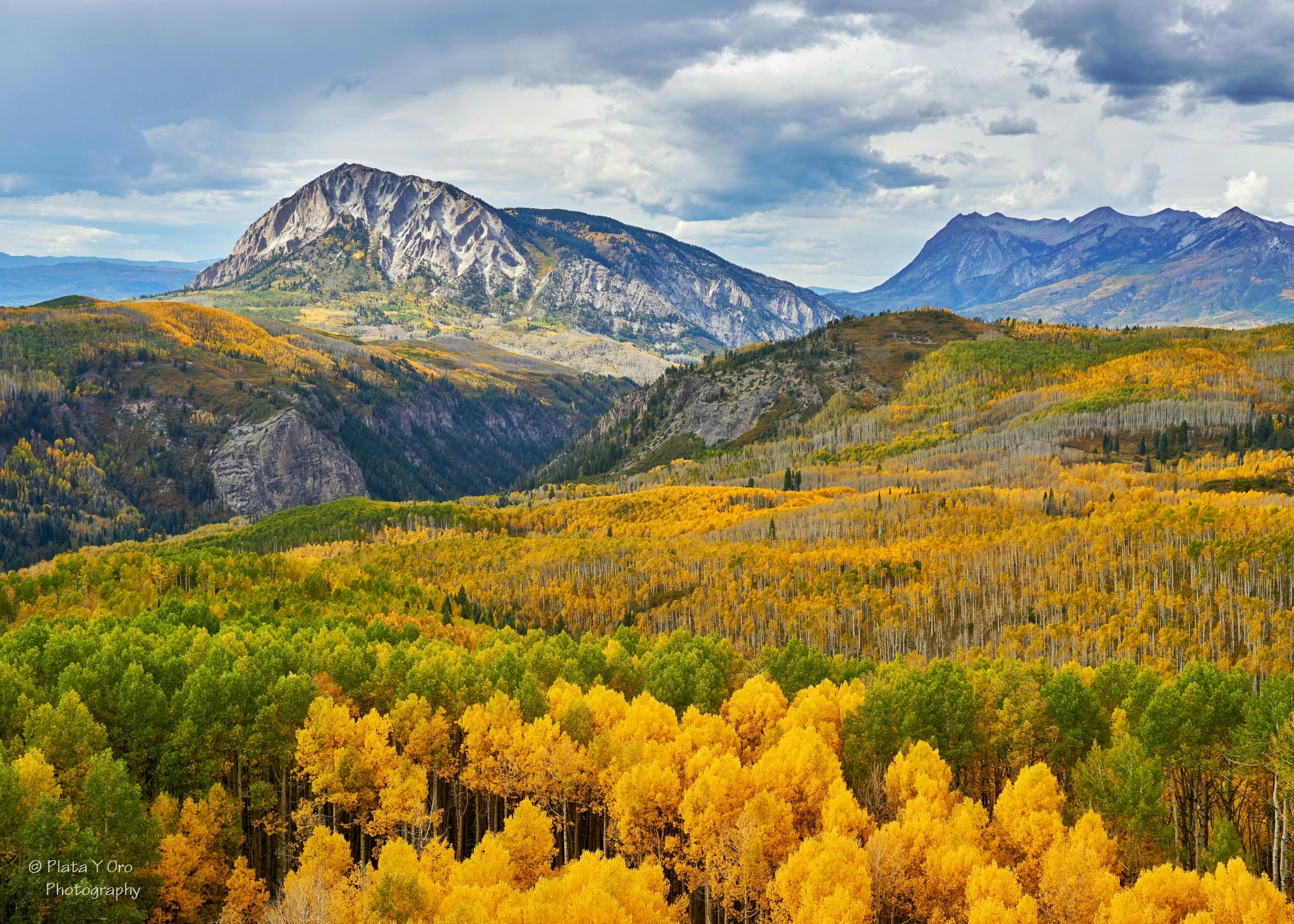 Fall Colors Over Kebler Pass Crested Butte Colorado HD wallpaper