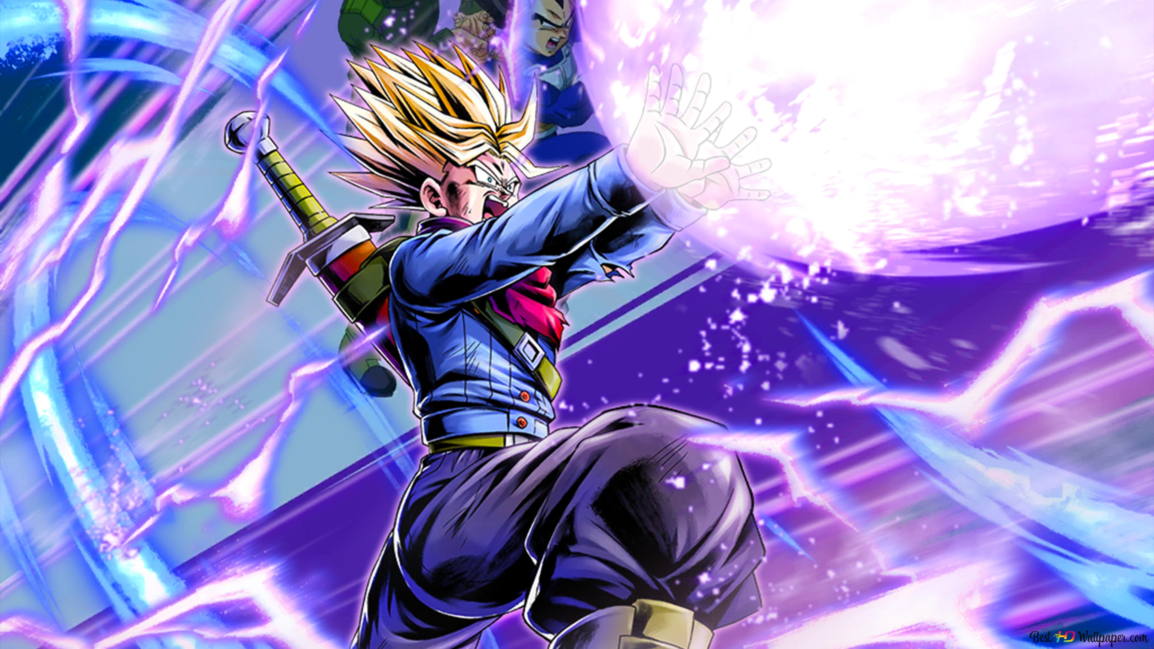 Super Saiyan Trunks (Galick Gun) from Dragon Ball Super [Dragon Ball Legends Arts] for DeskK wallpaper download