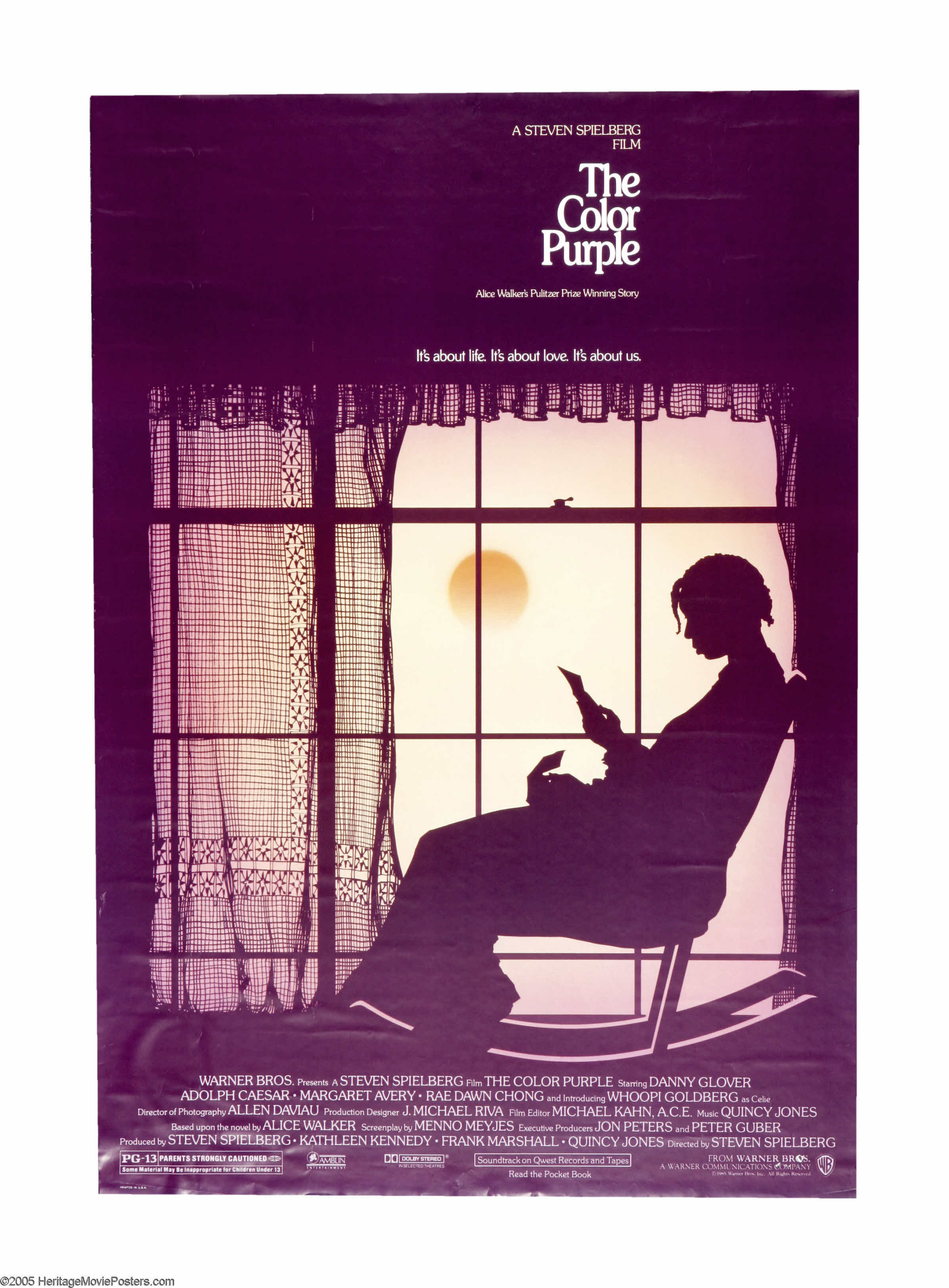 The Color Purple (Warner Brothers, 1985). One Sheet (27 X 41). Lot