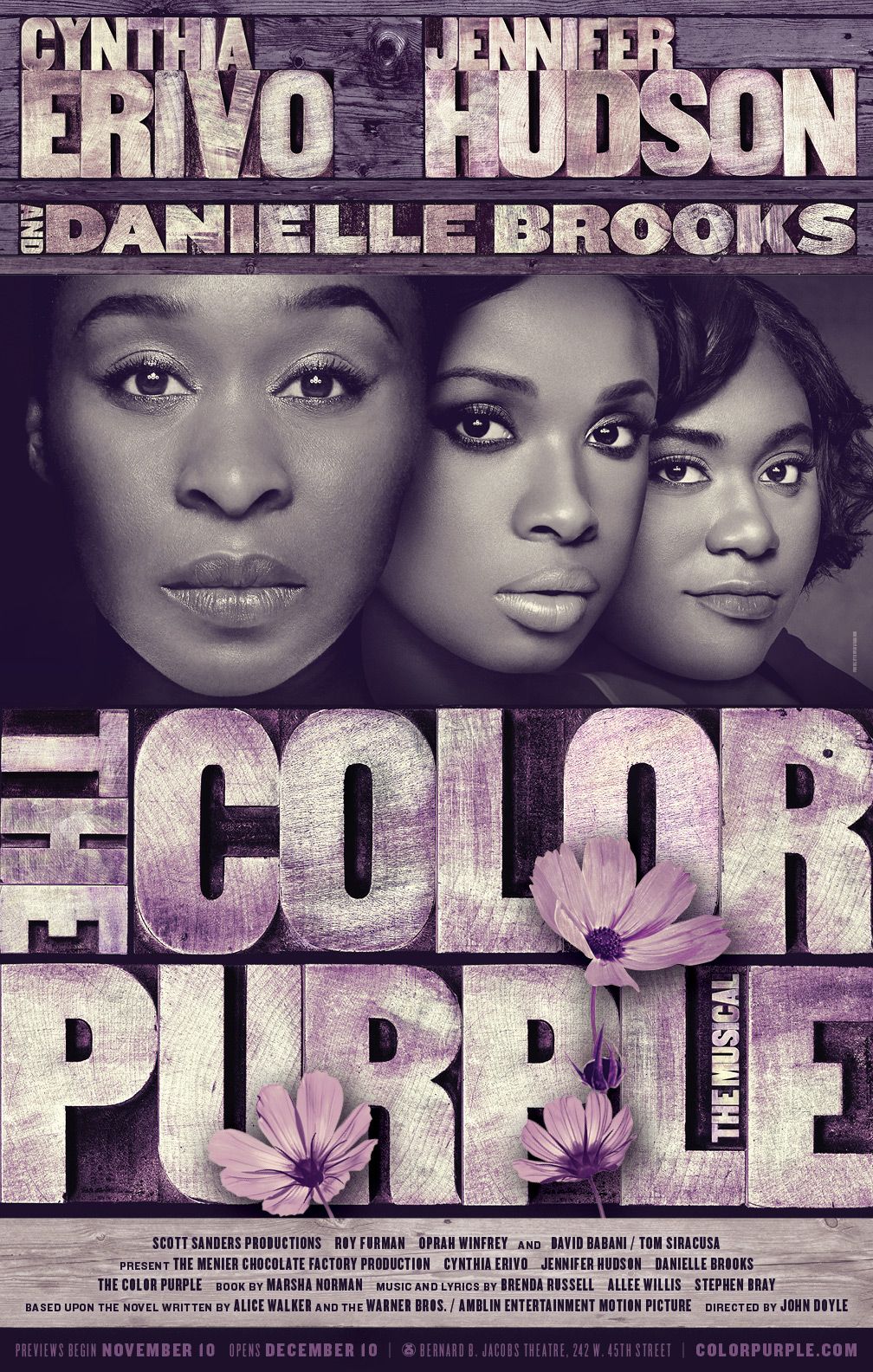 EXCLUSIVE: See Poster for Broadway Revival of 'The Color Purple'. Essence. The color purple book, The color purple musical, Purple color