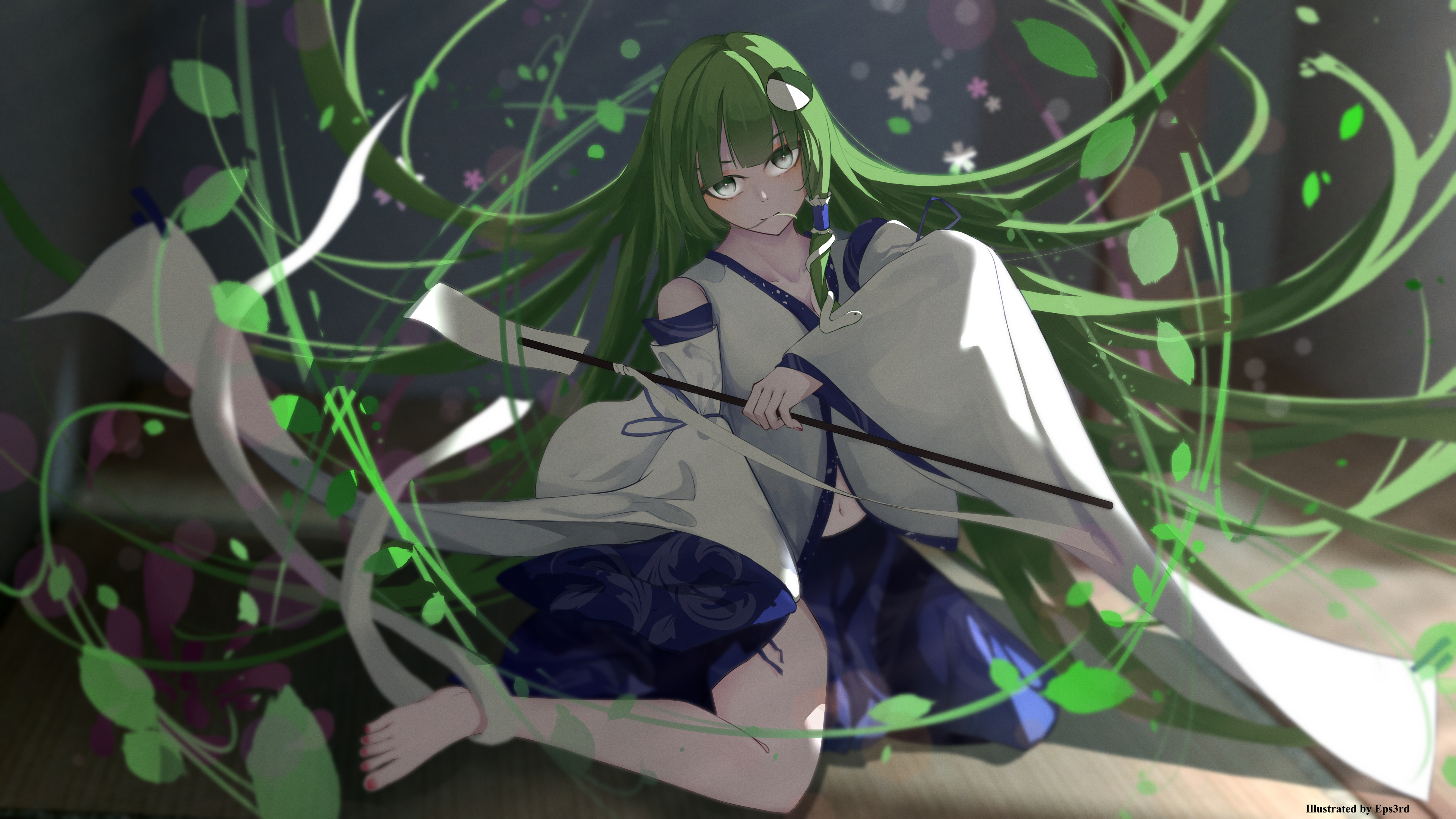 Kochiya Sanae (Sanae Kochiya), Wallpaper Anime Image Board