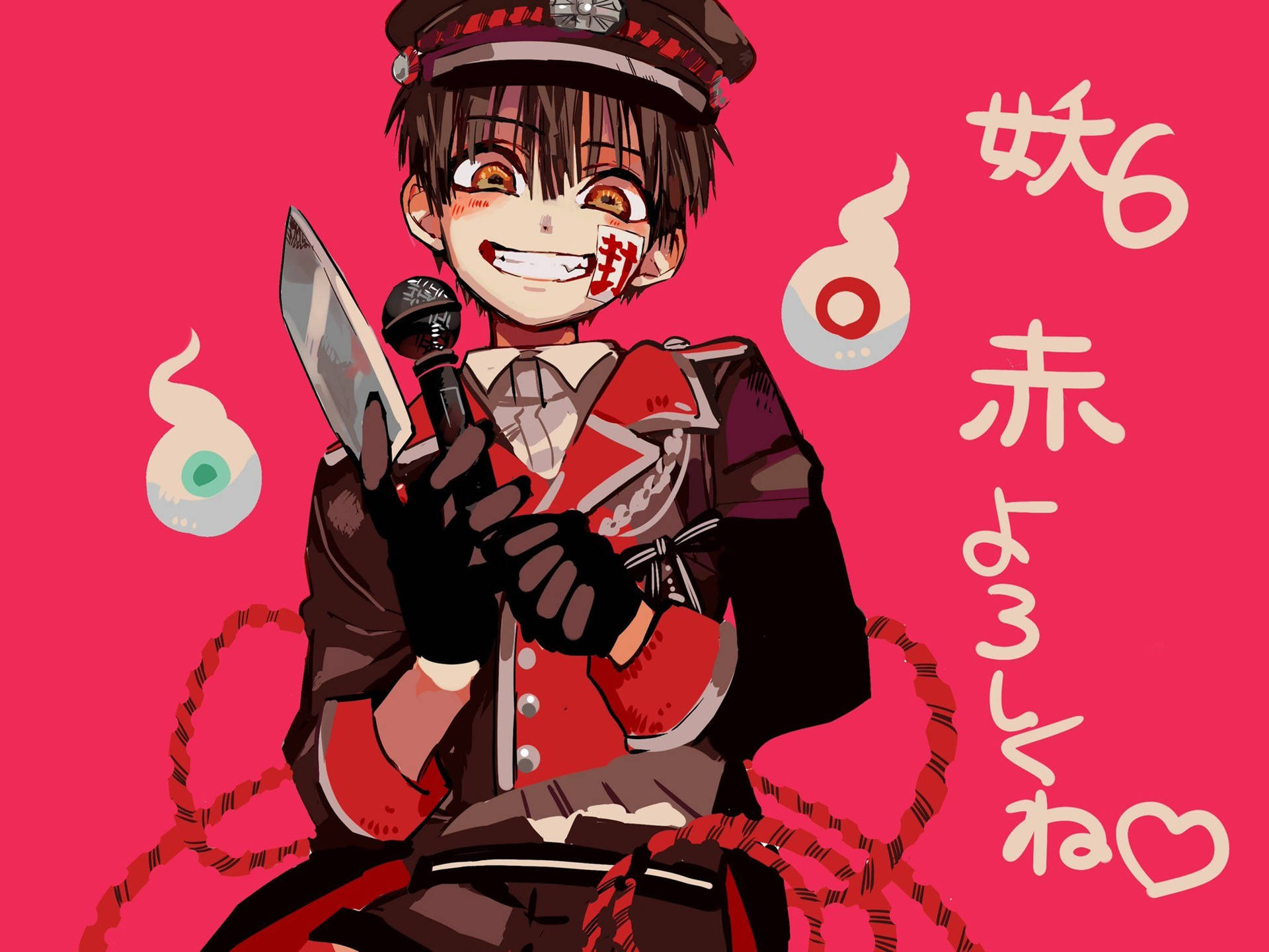 Download Toilet Bound Hanako Knife Kun 4k Wallpaper