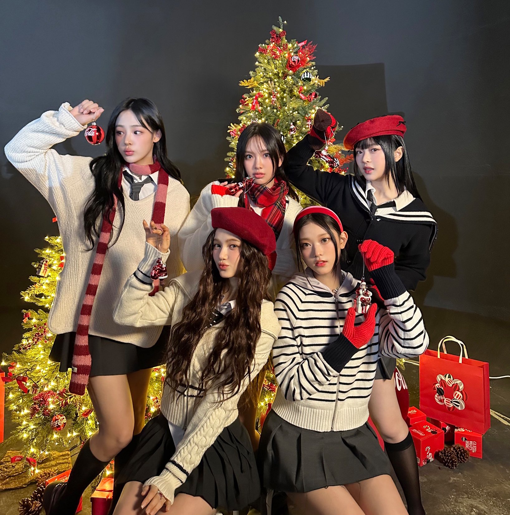 Nil Giving Us Holiday Christmas Pics With Every Brand They're Signed To And I'm Obsessed